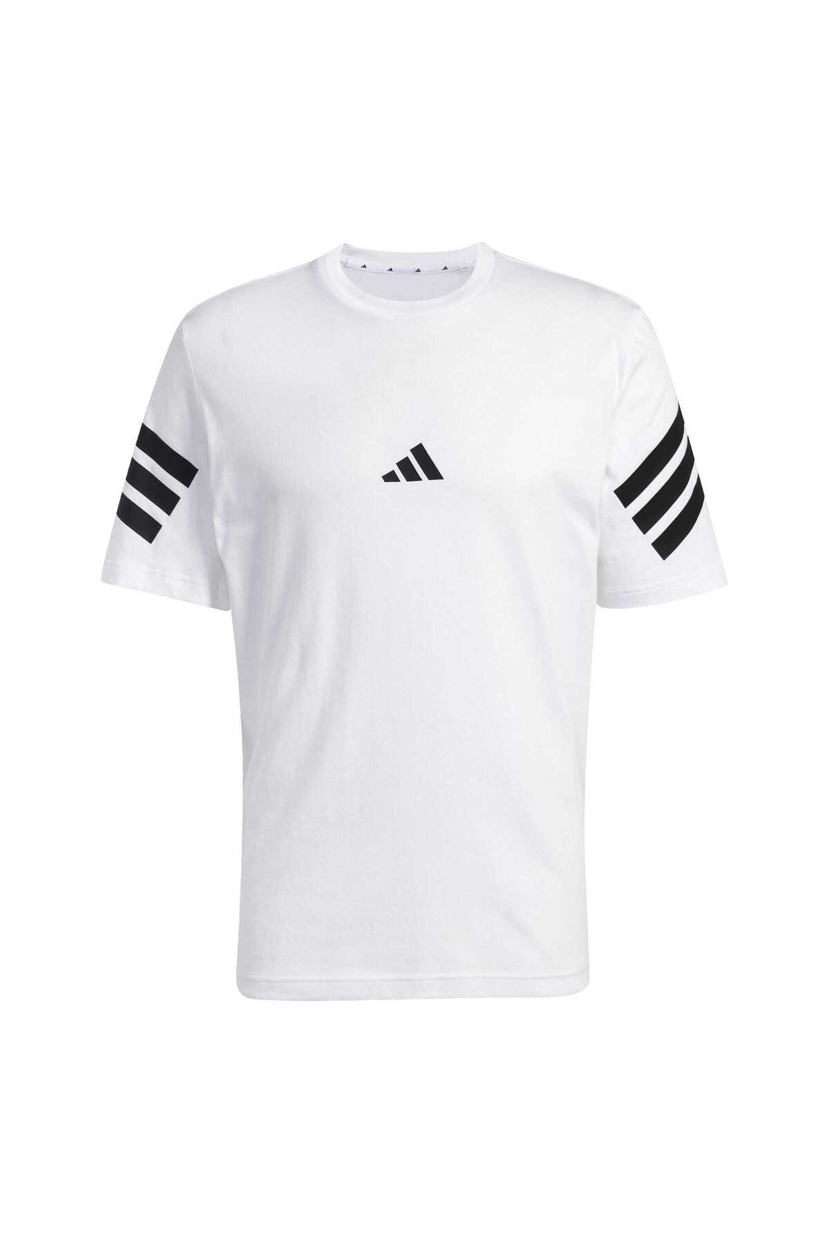 adidas M Fi 3S Reg T Erkek Spor T-shirt JD4880 görsel 4