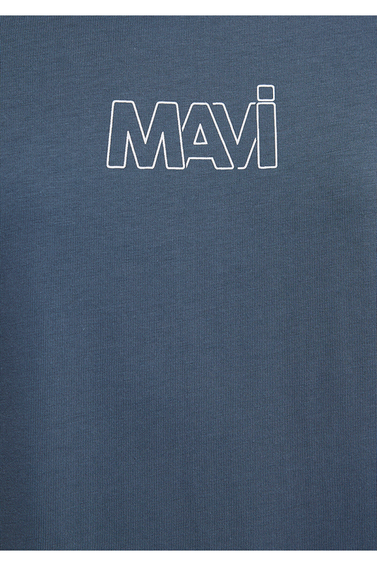 Mavi  Logo Baskılı Lacivert Tişört Oversize / Geniş Kesim 1611592-80776 - Görsel 8