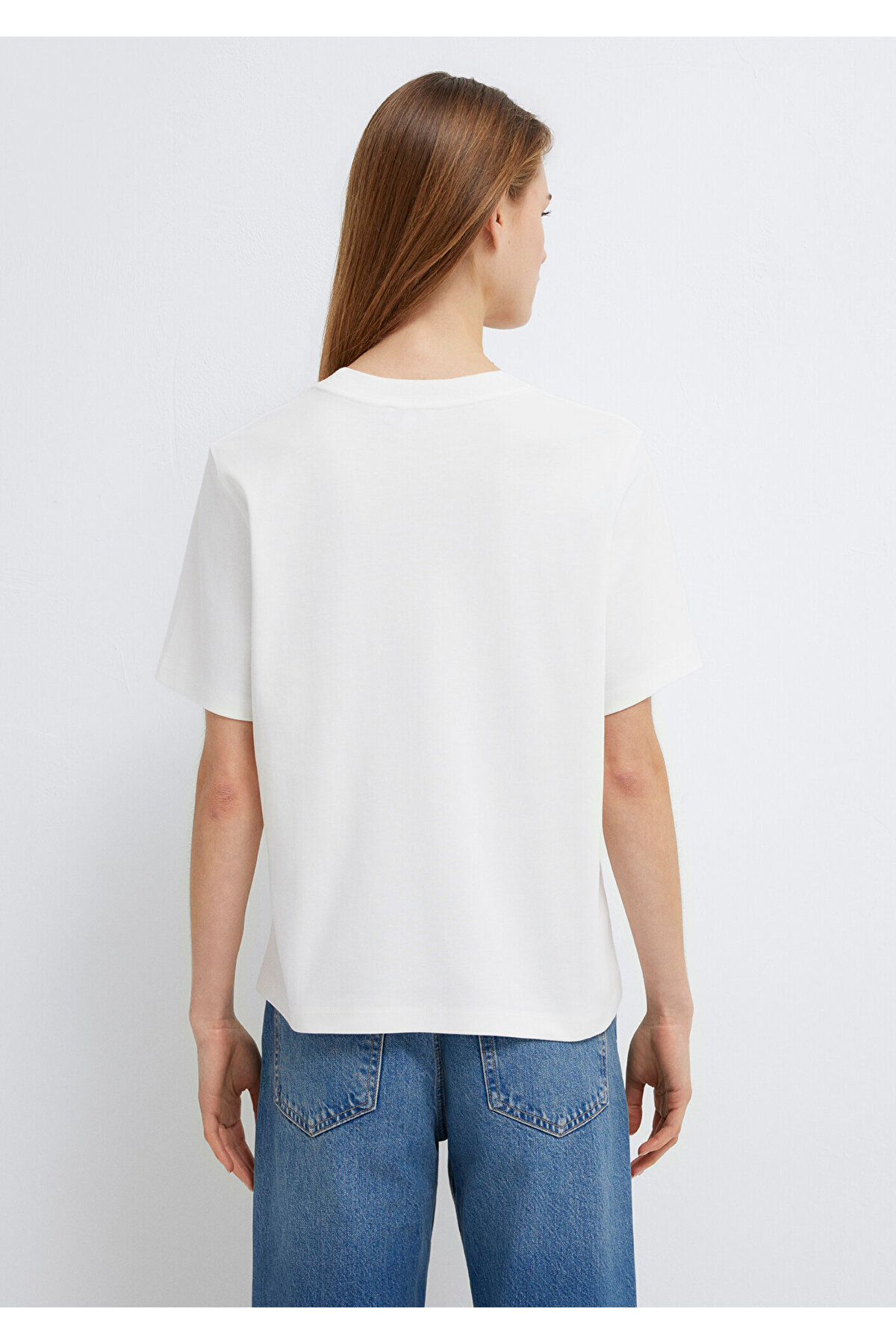 Mavi  Jeans Baskılı Ekru Tişört Regular Fit / Normal Kesim 1613804-80194 - Görsel 6