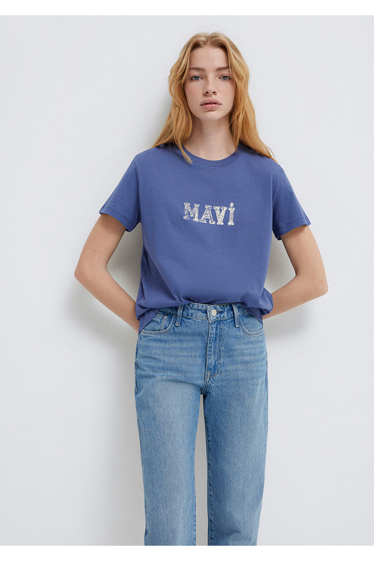 Mavi  Baskılı Tişört Regular Fit / Normal Kesim 1612232-70757