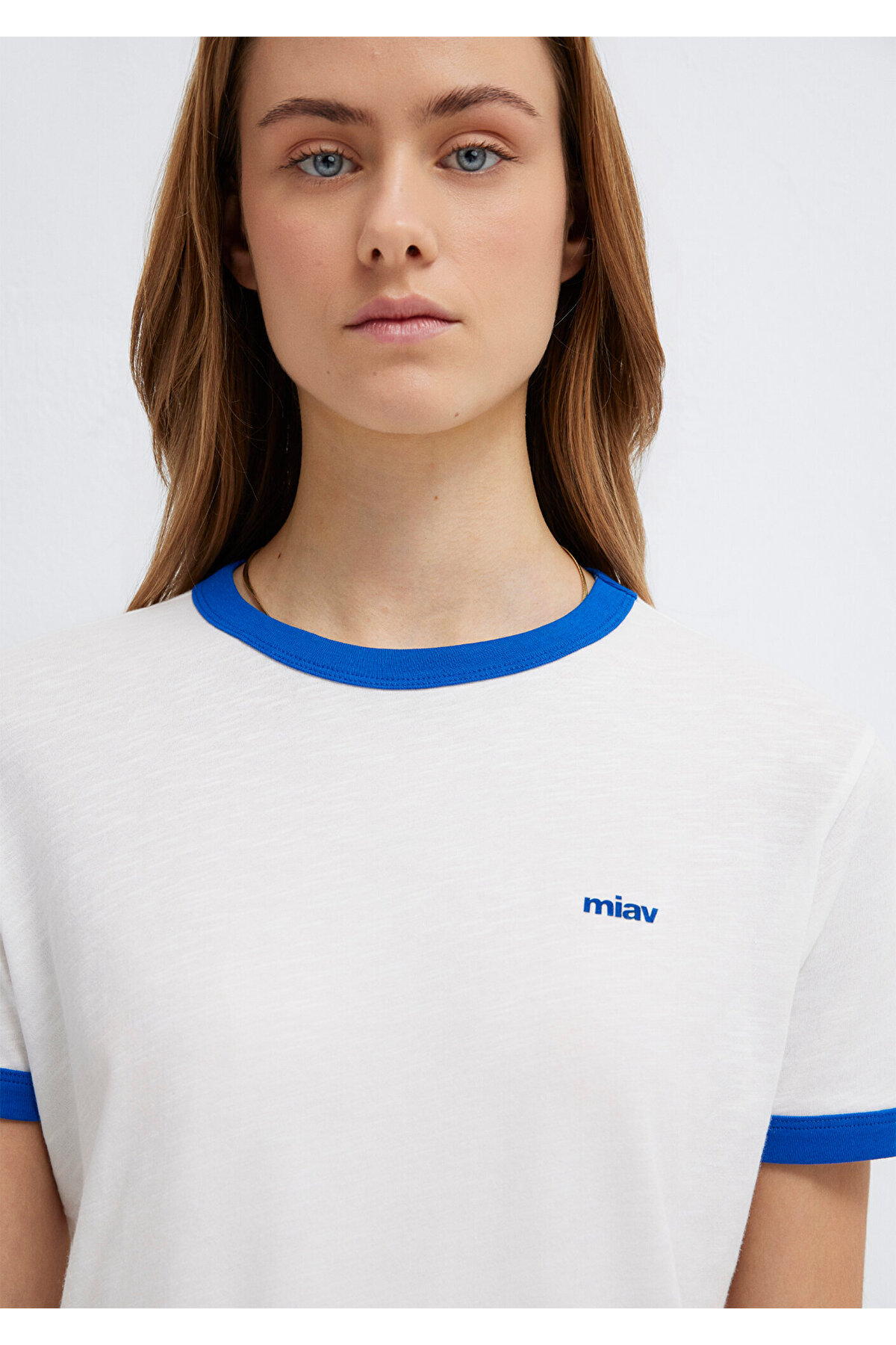 Mavi  Miav Baskılı Ekru Tişört Regular Fit / Normal Kesim 1614089-70057 - Görsel 7
