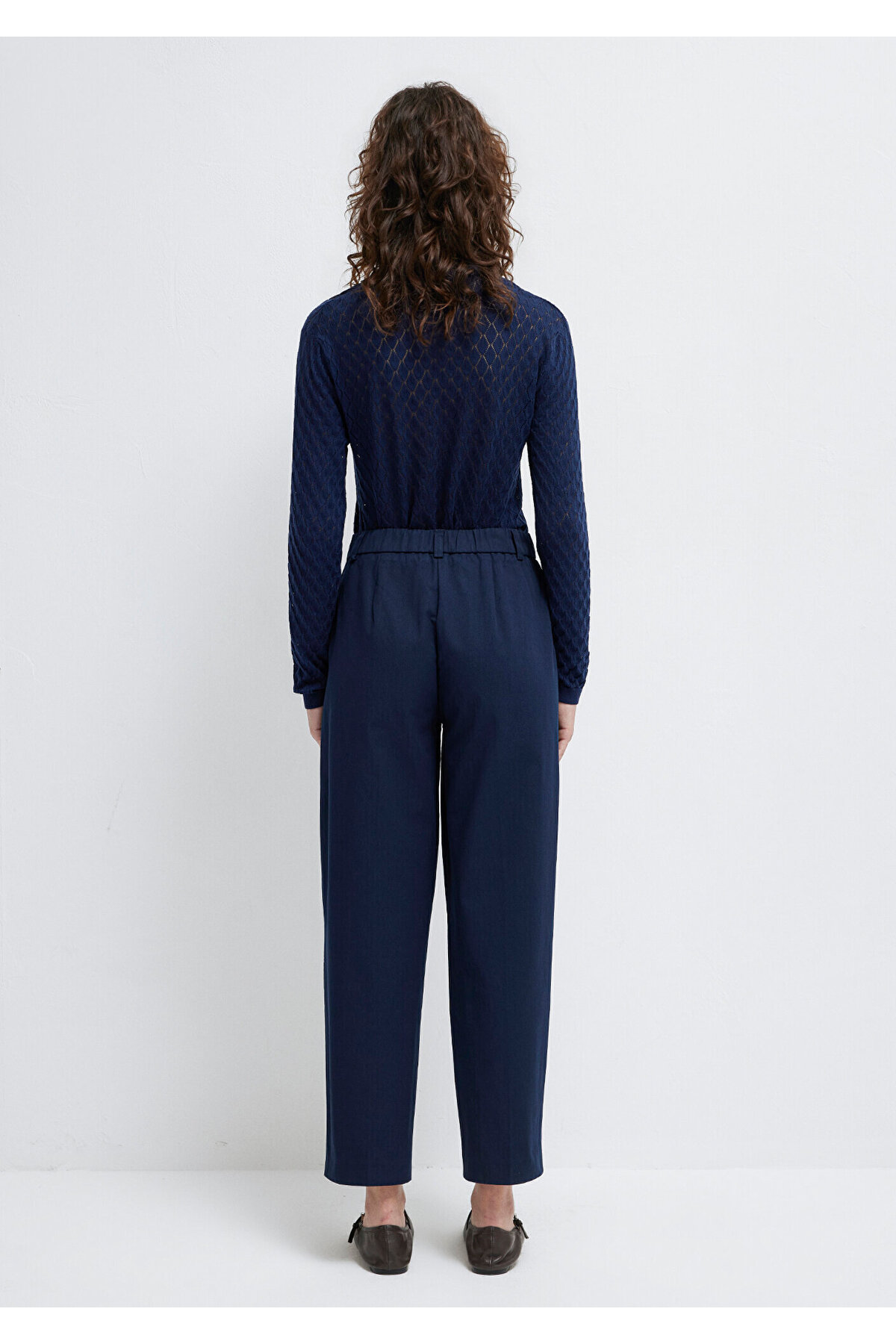 Mavi  Lacivert Pilili Pantolon 1011147-82318 - Görsel 5
