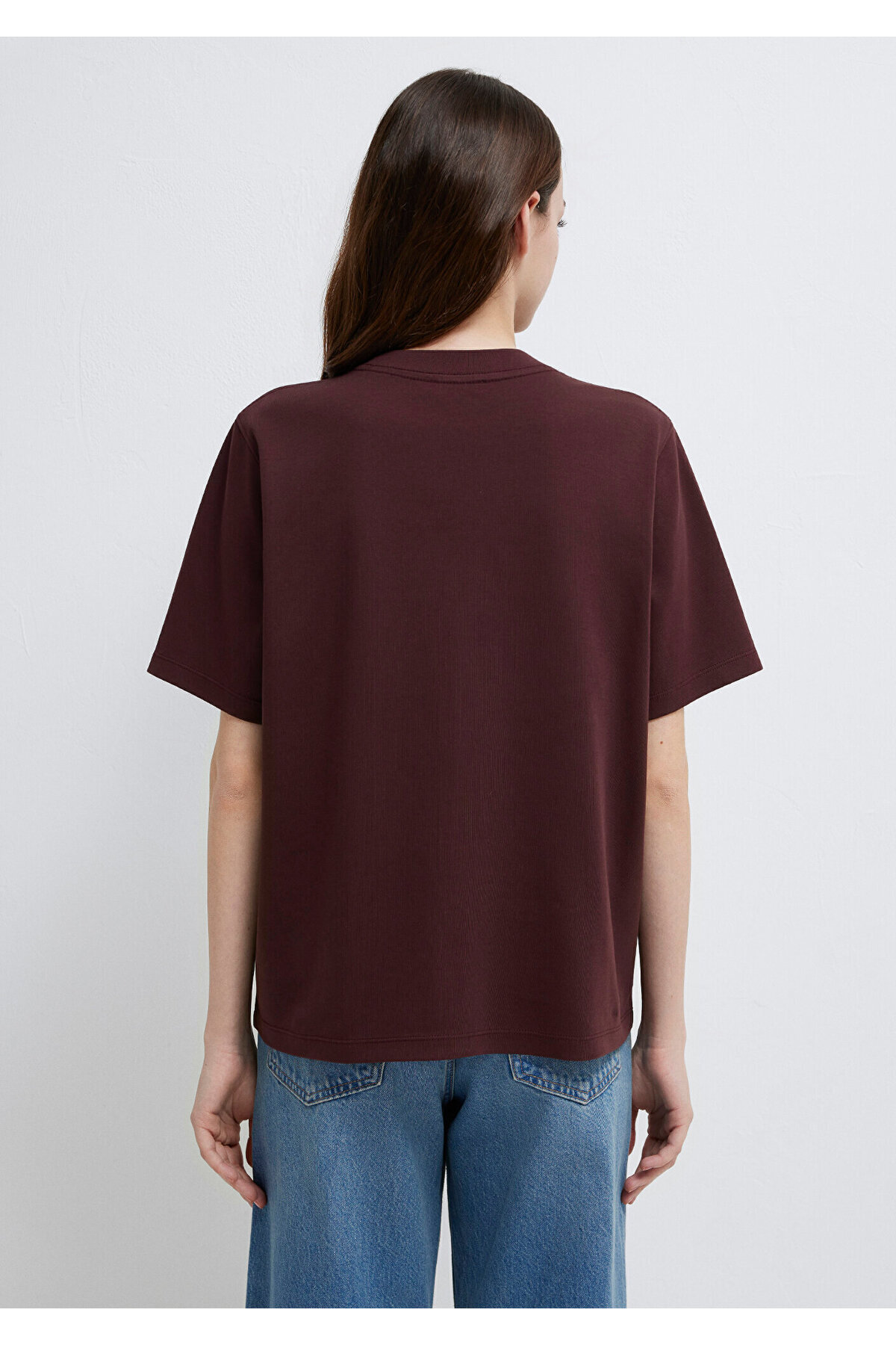 Mavi Jeans Baskılı Bordo Tişört Regular Fit / Normal Kesim 1613804-70223