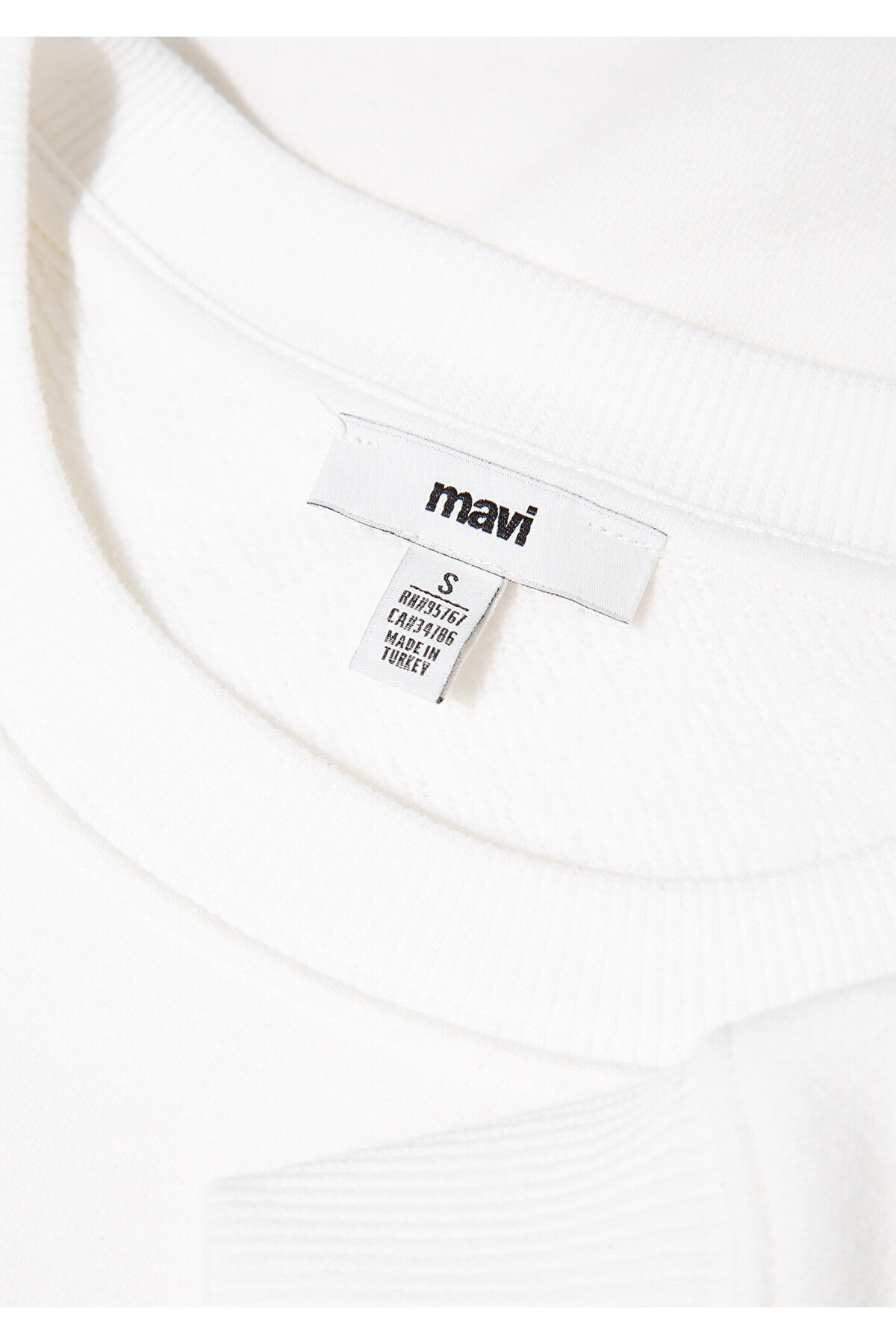 Mavi  Logo Baskılı Ekru Sweatshirt 1S10490-70057 - Görsel 8
