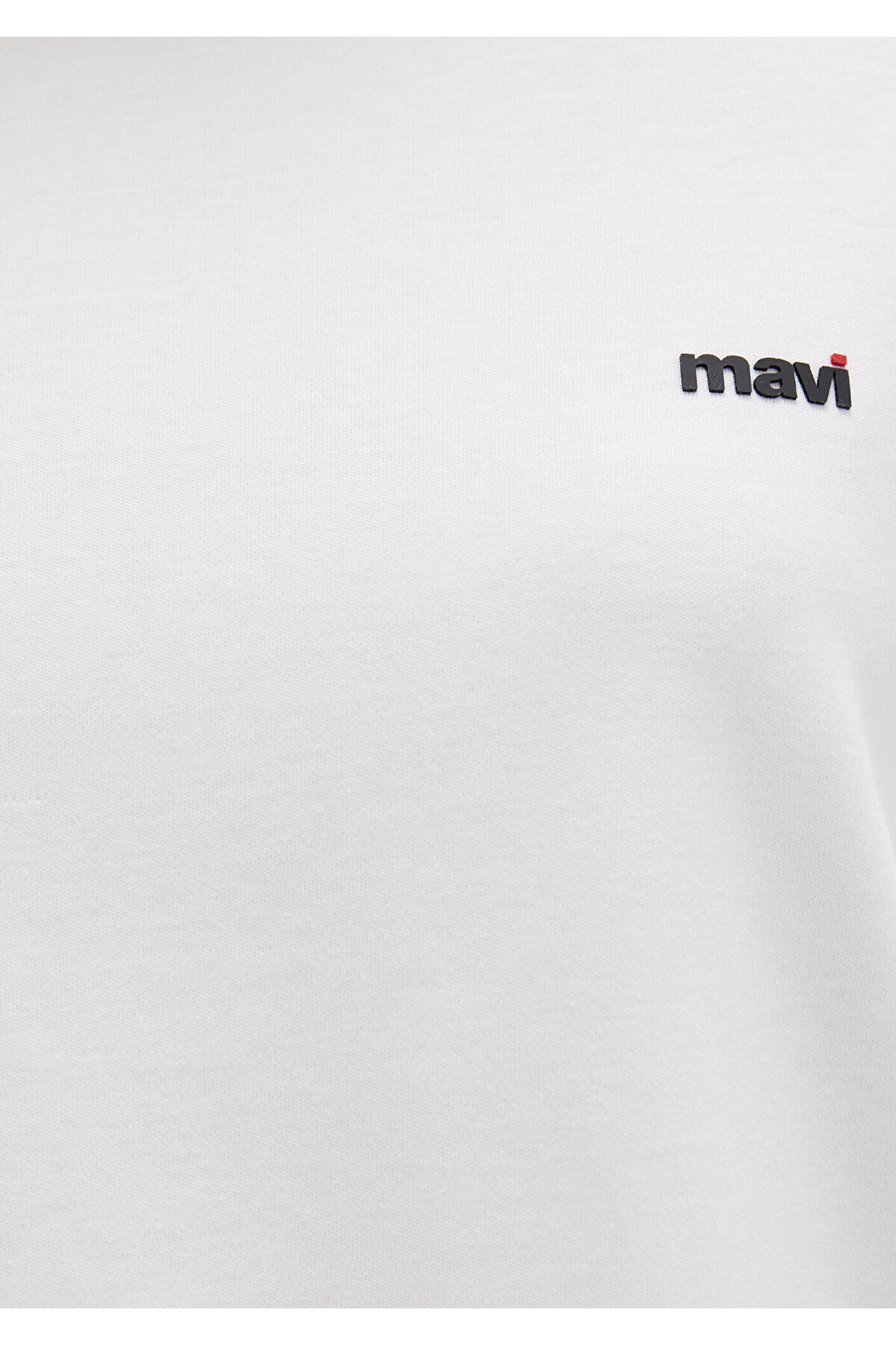 Mavi  Mini Logo Baskılı İnterlok Ekru Basic Tişört Regular Fit / Normal Kesim 1612122-70057 - Görsel 7
