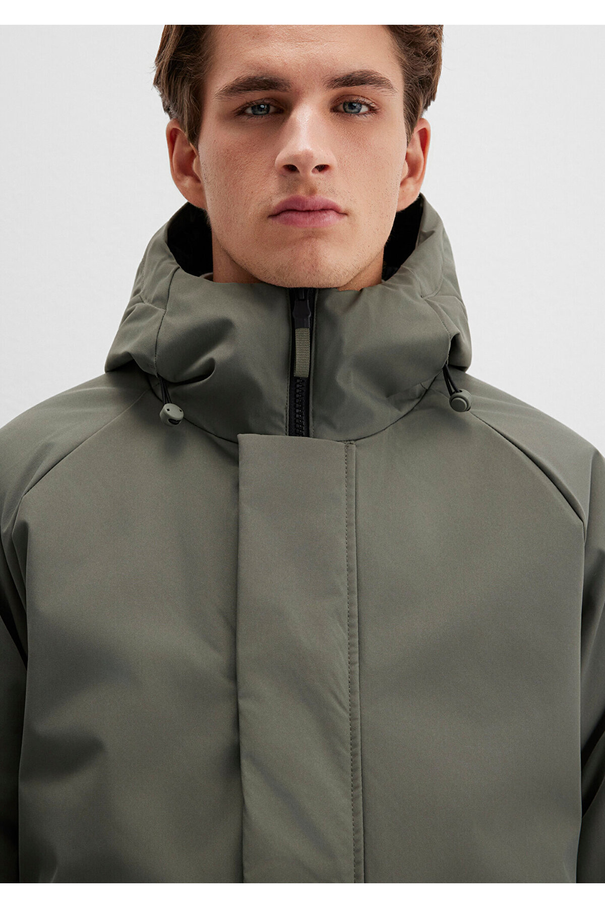 Mavi  Cep Detaylı Haki Mont 0110467-85485 - Görsel 5