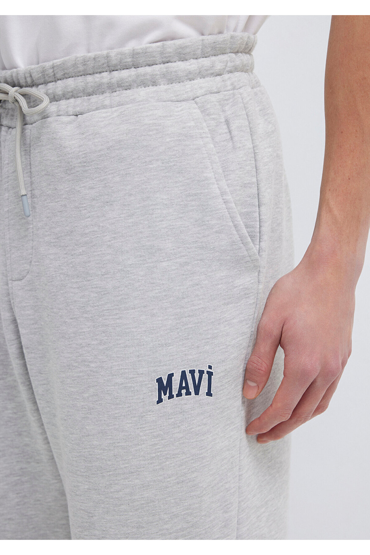 Mavi  Logo Baskılı Gri Eşofman Altı 0010207-80018 - Görsel 6