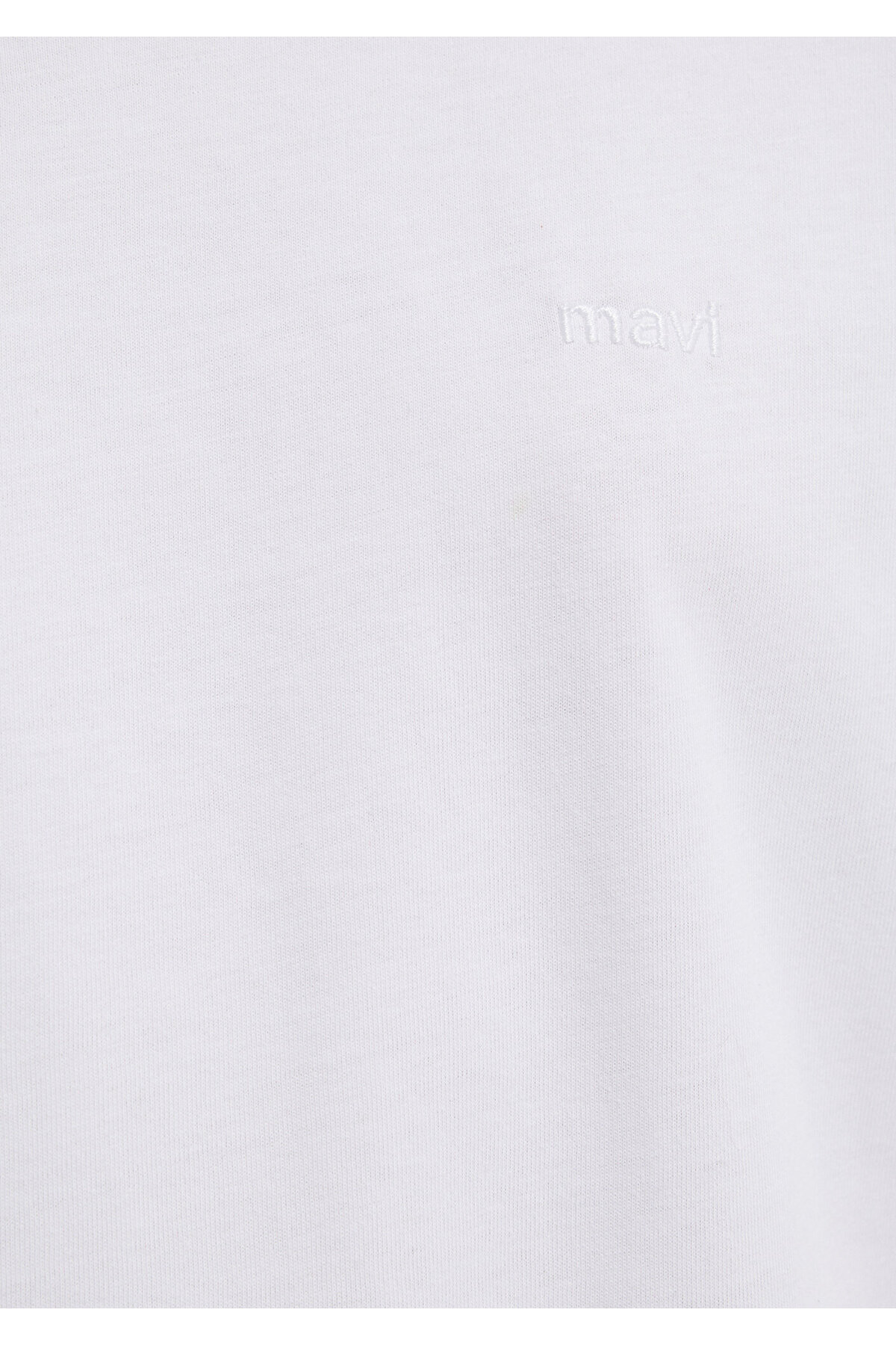 Mavi  M Logo Baskılı Beyaz Tişört Loose Fit / Bol Rahat Kesim 1613225-620 - Görsel 8