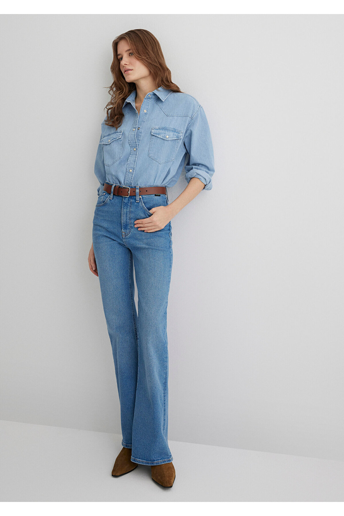 Mavi  Los Angeles Gold Shape Indigo Mavisi Jean Pantolon 1010349-89225 - Görsel 3