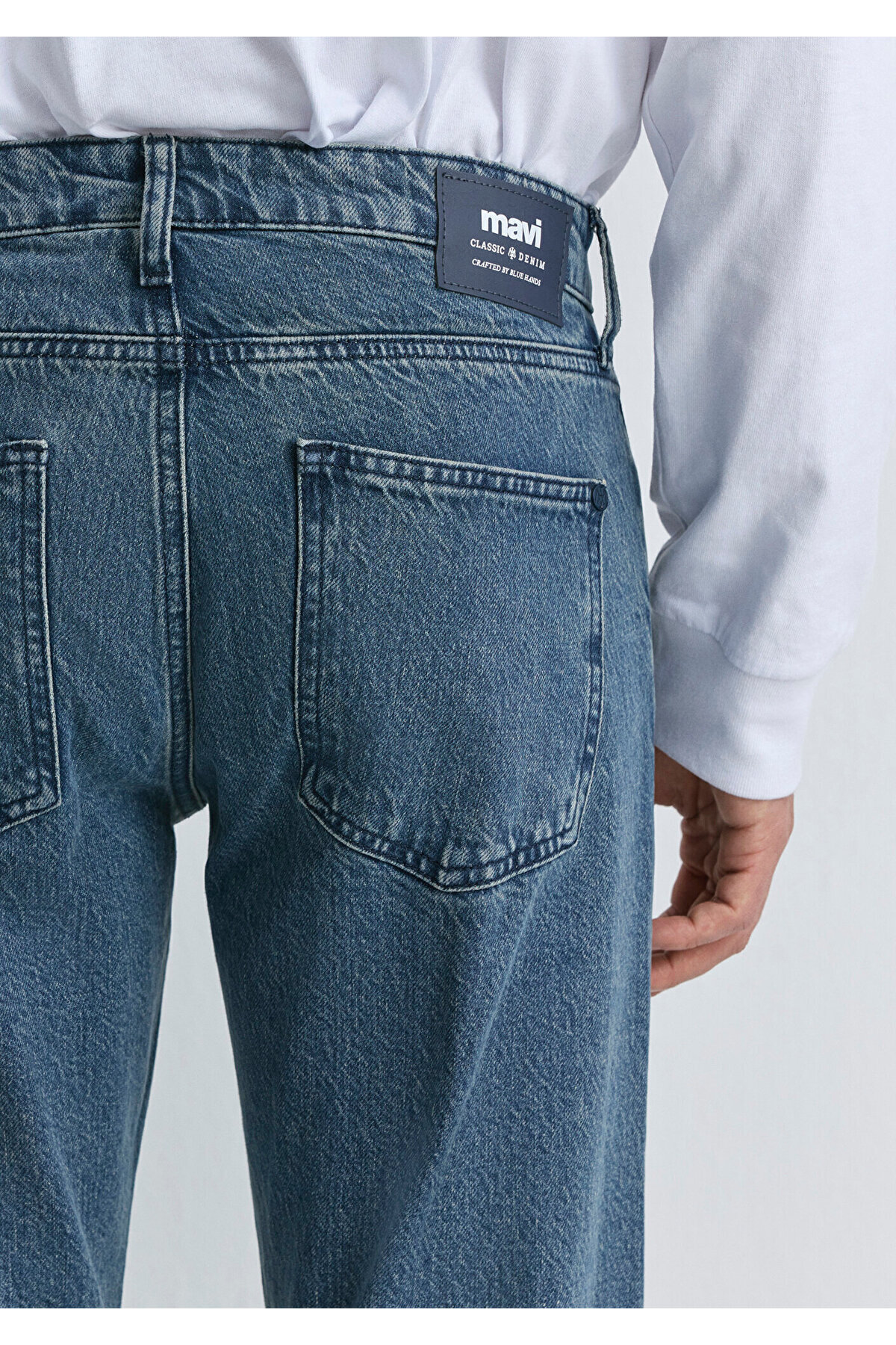 Mavi  Erkek Gri London Blue Grey Classic Denim Jean 0010172-89273-Std - Görsel 7