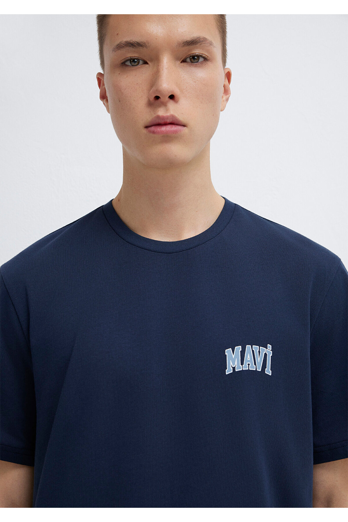 Mavi  Logo Baskılı Lacivert Tişört Regular Fit / Normal Kesim 0611714-70497 - Görsel 6