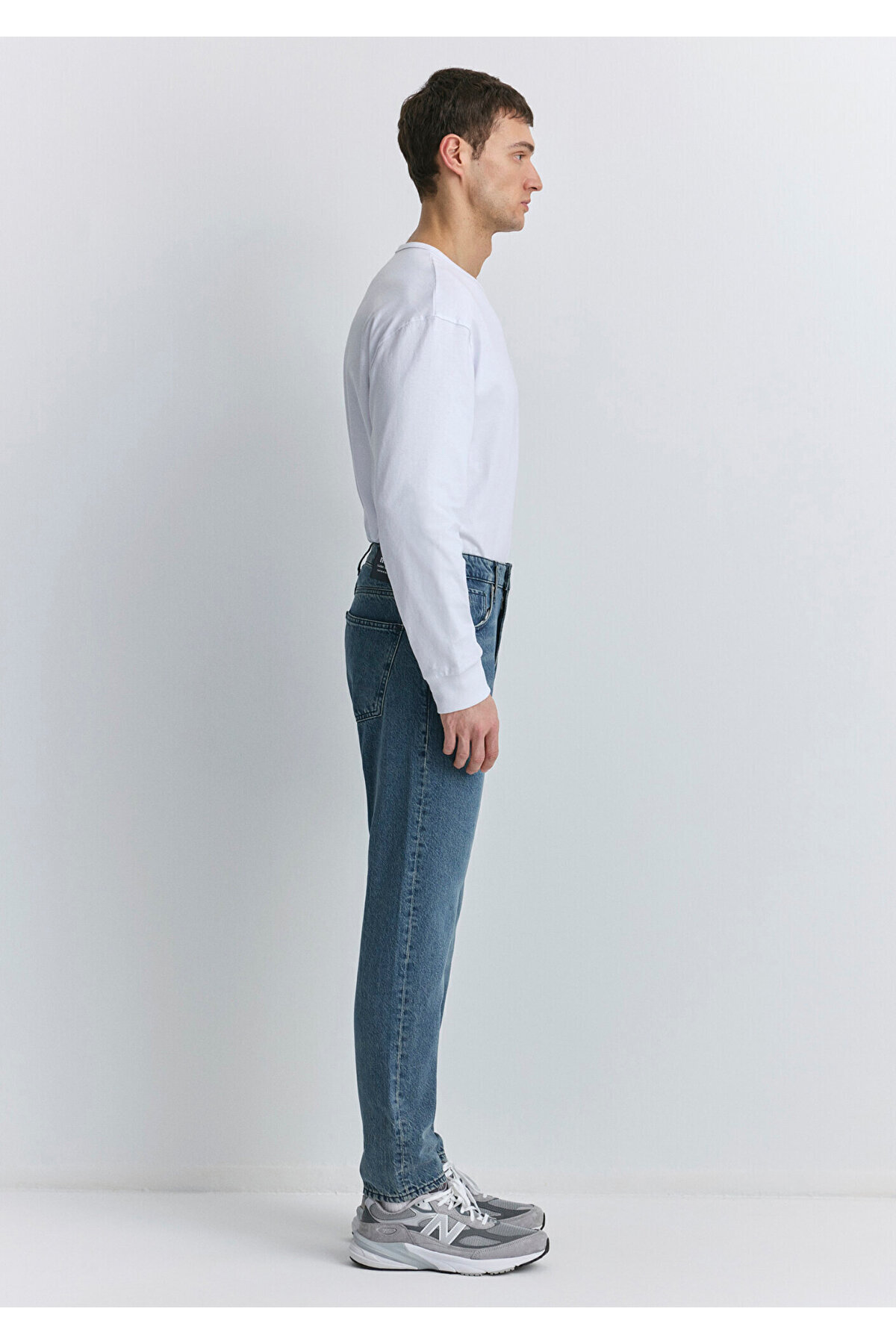 Mavi  Erkek Gri London Blue Grey Classic Denim Jean 0010172-89273-Std - Görsel 5