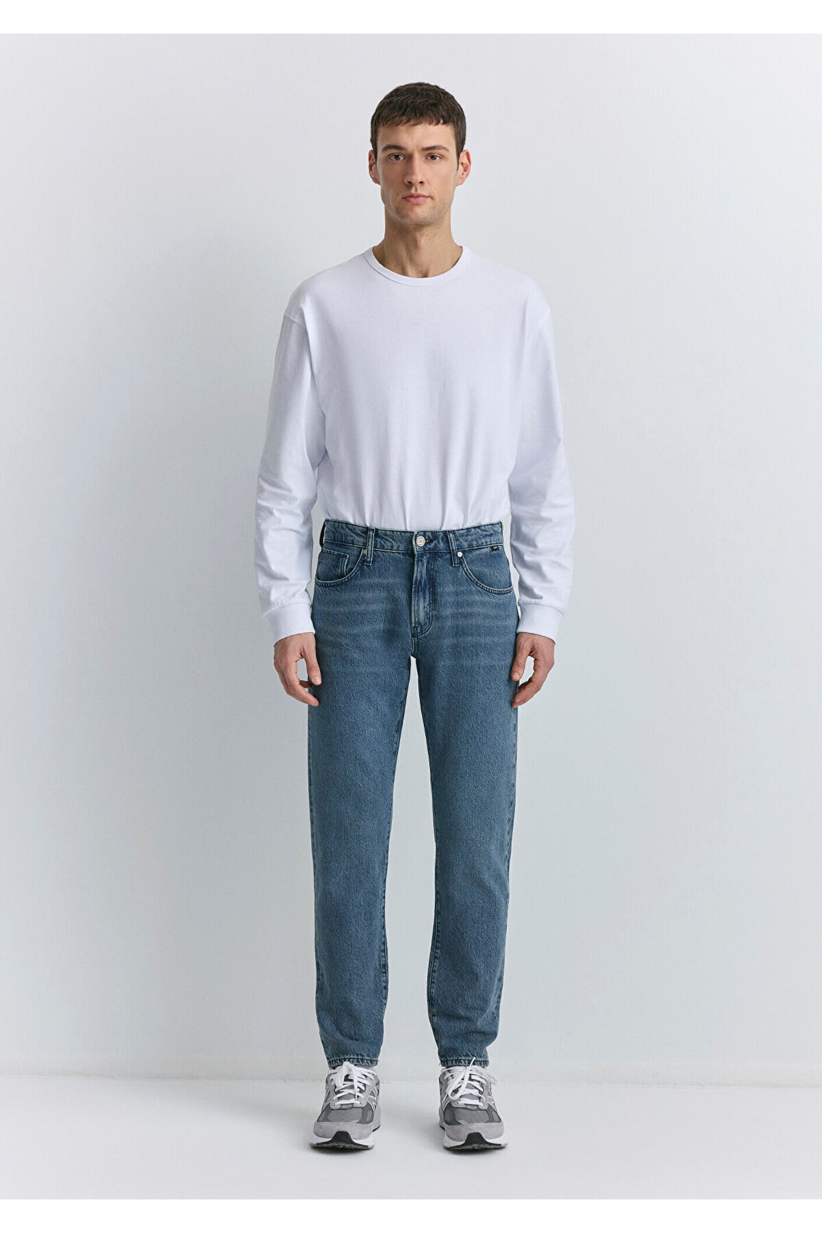 Mavi  Erkek Gri London Blue Grey Classic Denim Jean 0010172-89273-Std - Görsel 2