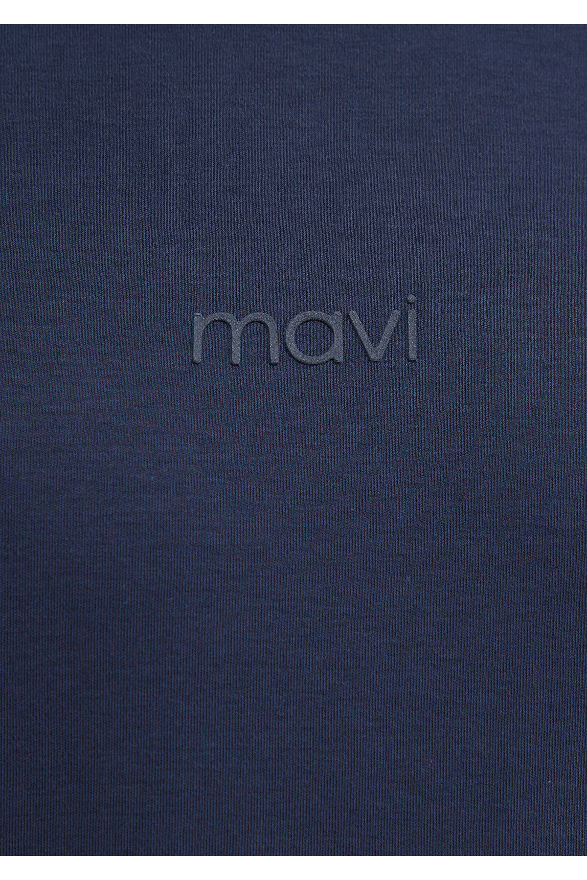 Mavi  Logo Lacivert Basic İnterlok Tişört Loose Fit / Bol Rahat Kesim 0613102-85315 - Görsel 7