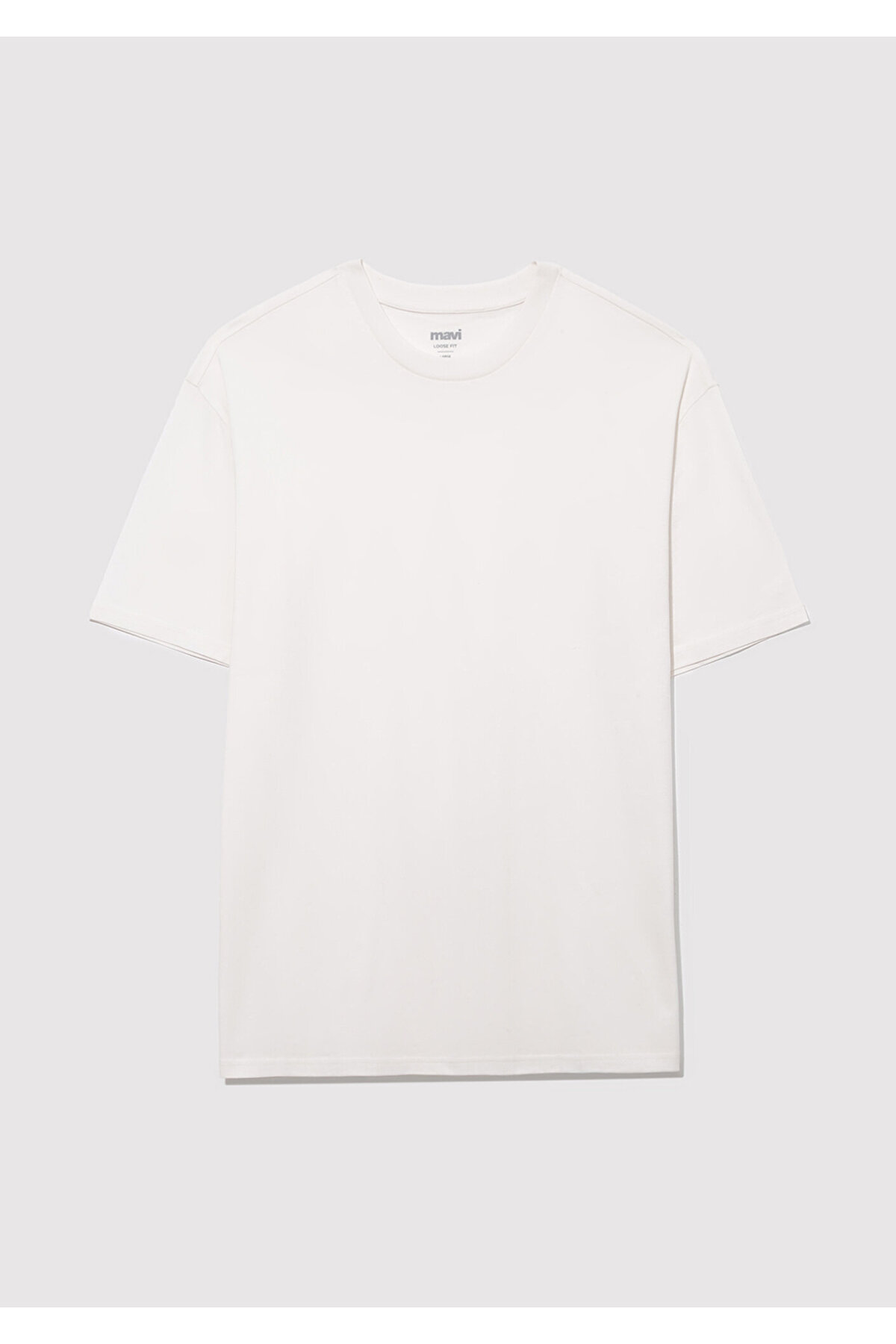 Mavi  3lü Erkek Basic Tişört Loose Fit / Bol Rahat Kesim 0612315-70057 - Görsel 7