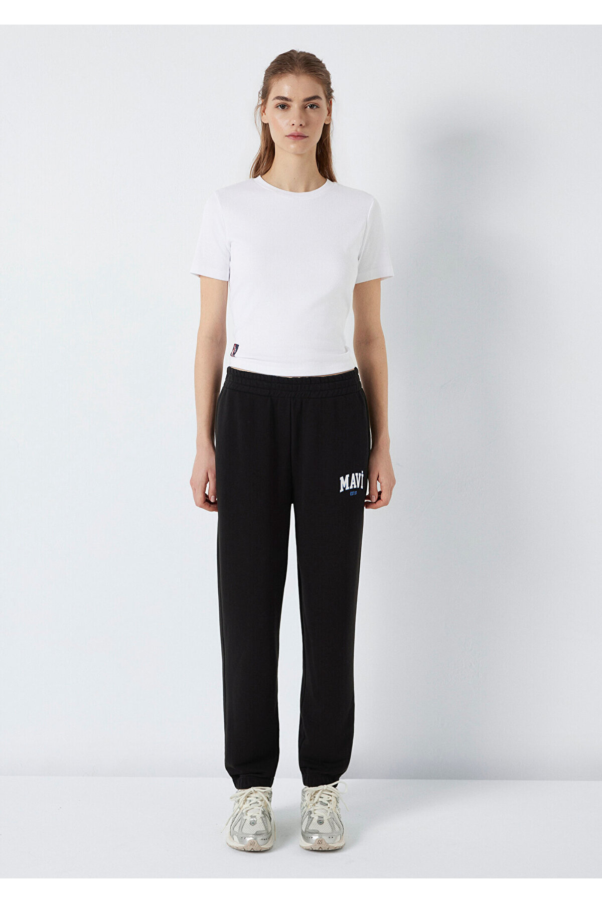 Mavi  Logo Baskılı Siyah Eşofman Altı 1010757-900 - Görsel 3