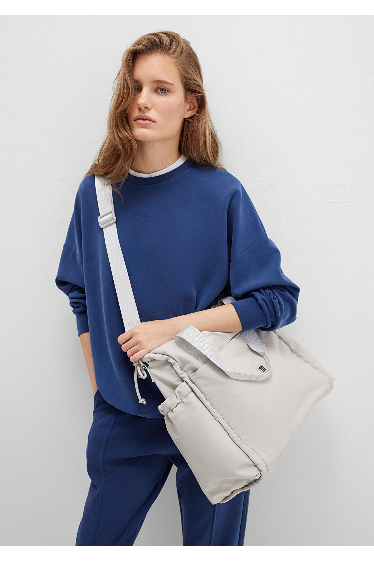 Mavi  Gri Spor Çantası 1911665-70185 - Görsel 2