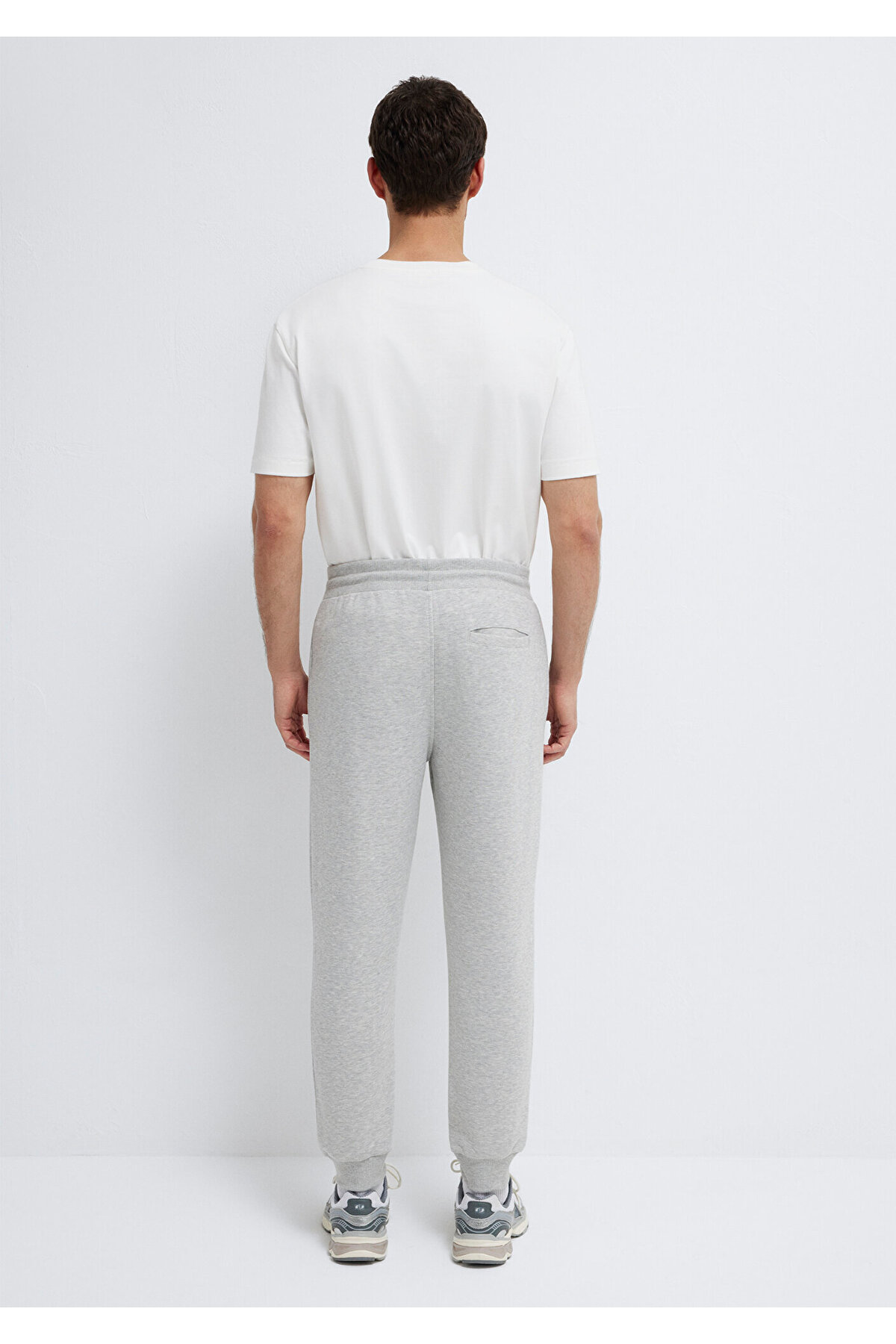 Mavi  Gri Basic Eşofman Altı 066907-33397 - Görsel 5