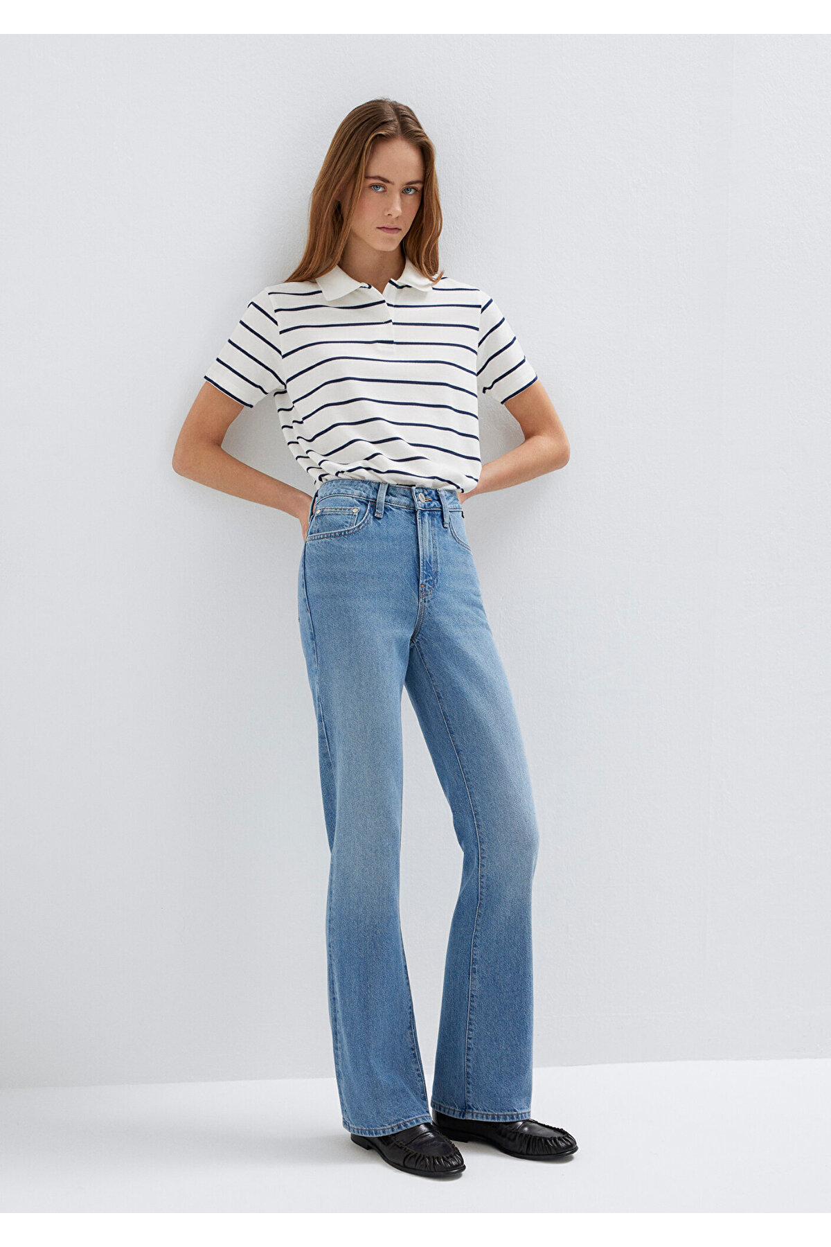 Mavi  Miav 90lar İndigo Mavisi Jean Pantolon 1010299-83039 - Görsel 3