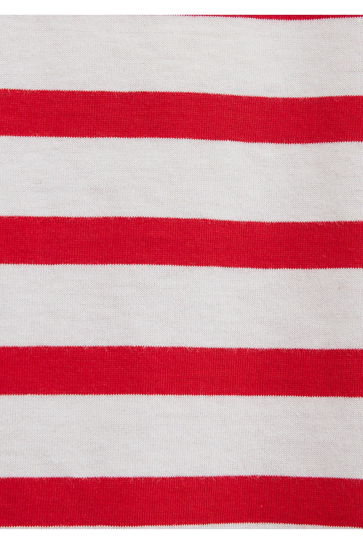 Mavi  Logo Baskılı Kırmızı Çizgili Tişört Regular Fit / Normal Kesim 1611360-84475 - Görsel 8