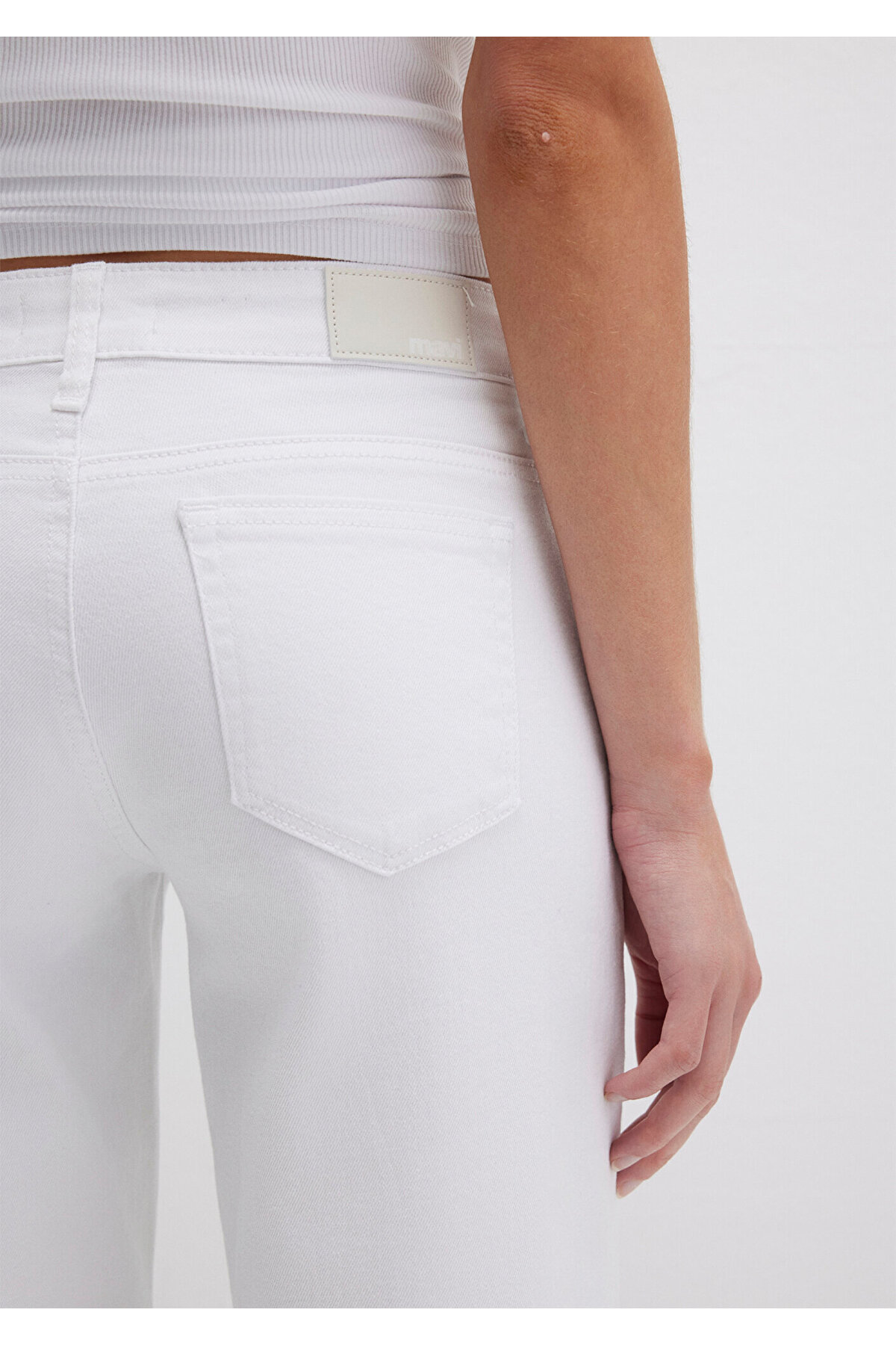 Mavi  Deli Dolu Everyday Everyday Beyaz Jean Pantolon 1010485183 - Görsel 8