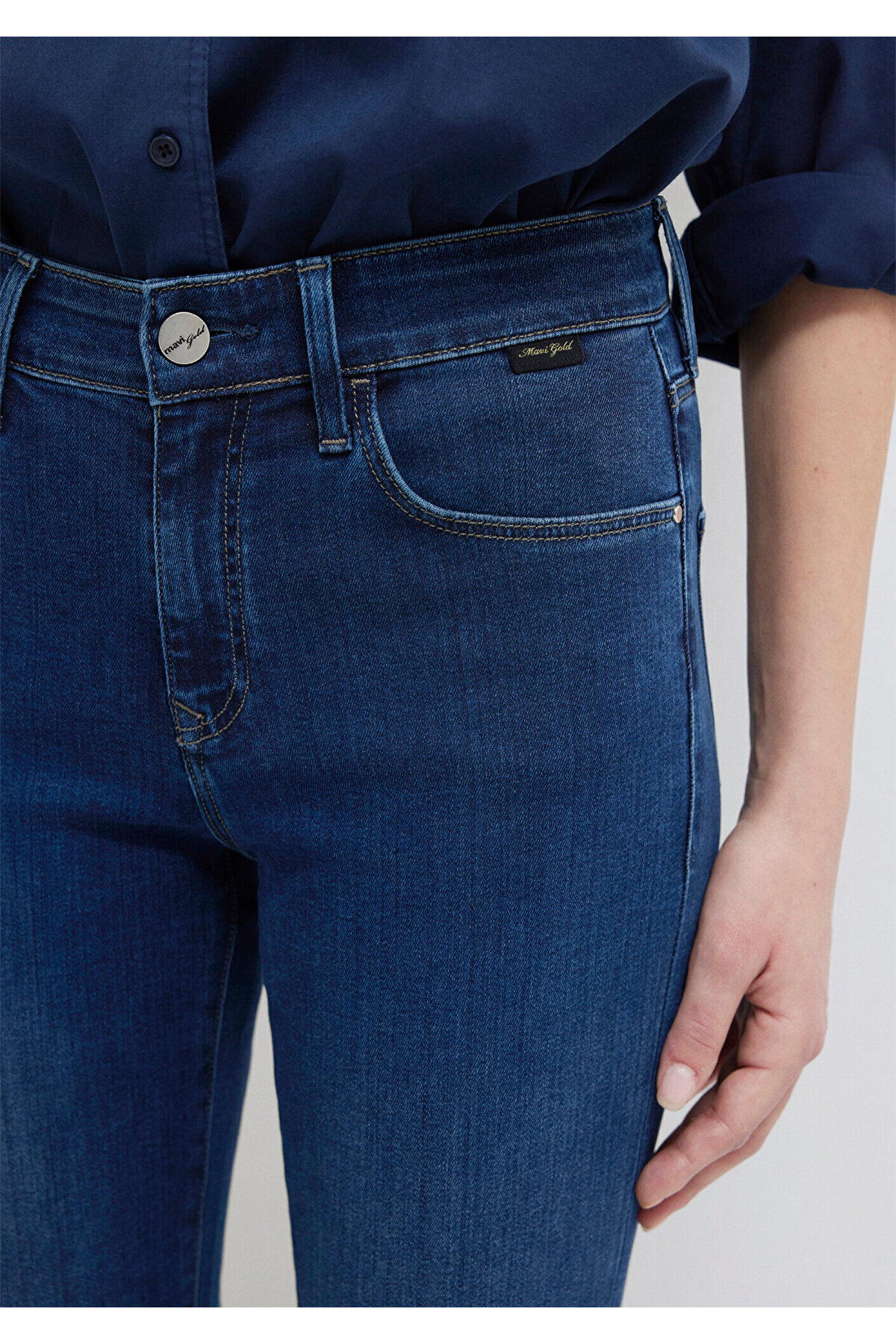 Mavi  Molly Gold Klasik Koyu Jean Pantolon 1013684068 - Görsel 6