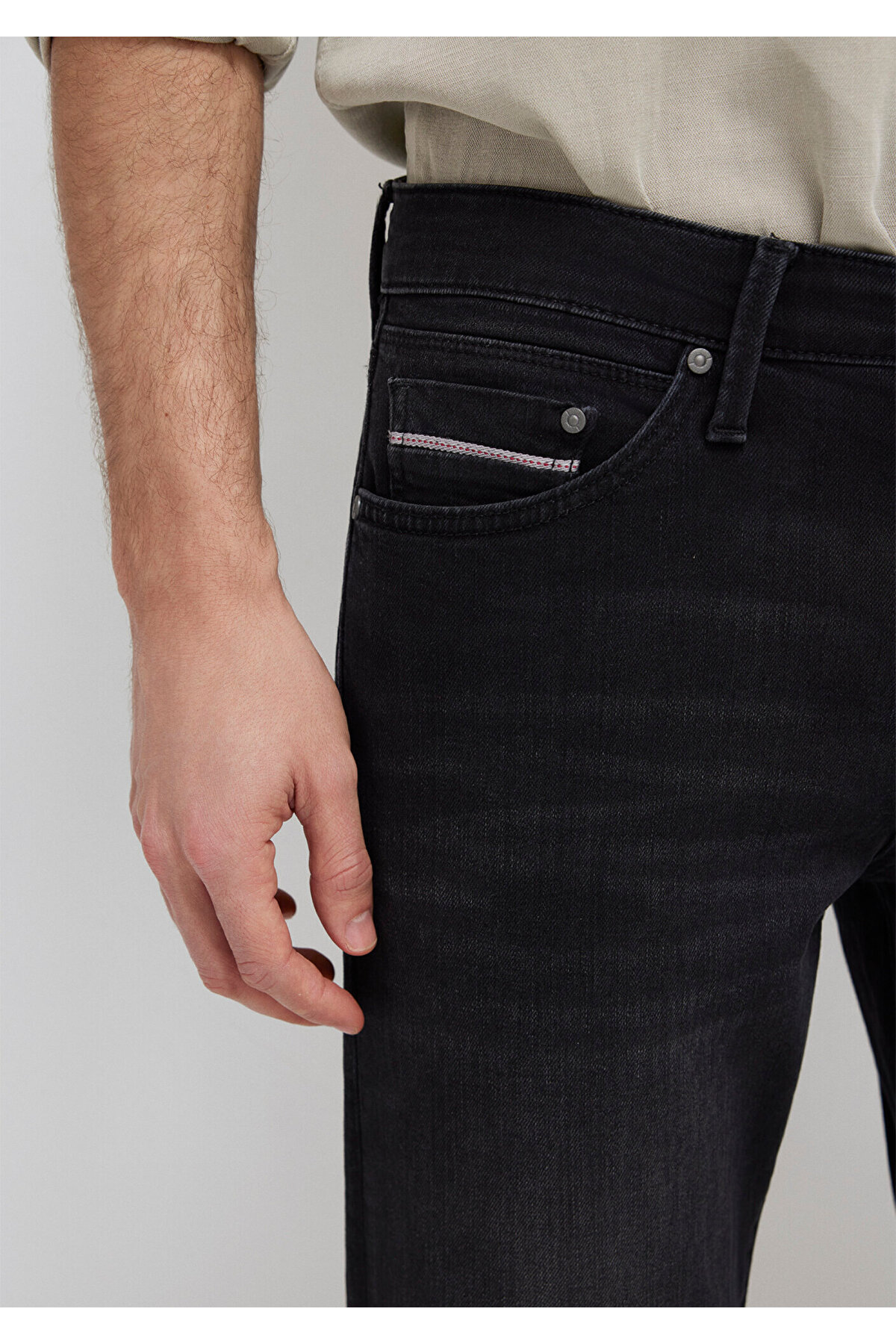 Mavi  Hunter Premium Koyu Gri Smoke Jean Pantolon 0020218775 - Görsel 7