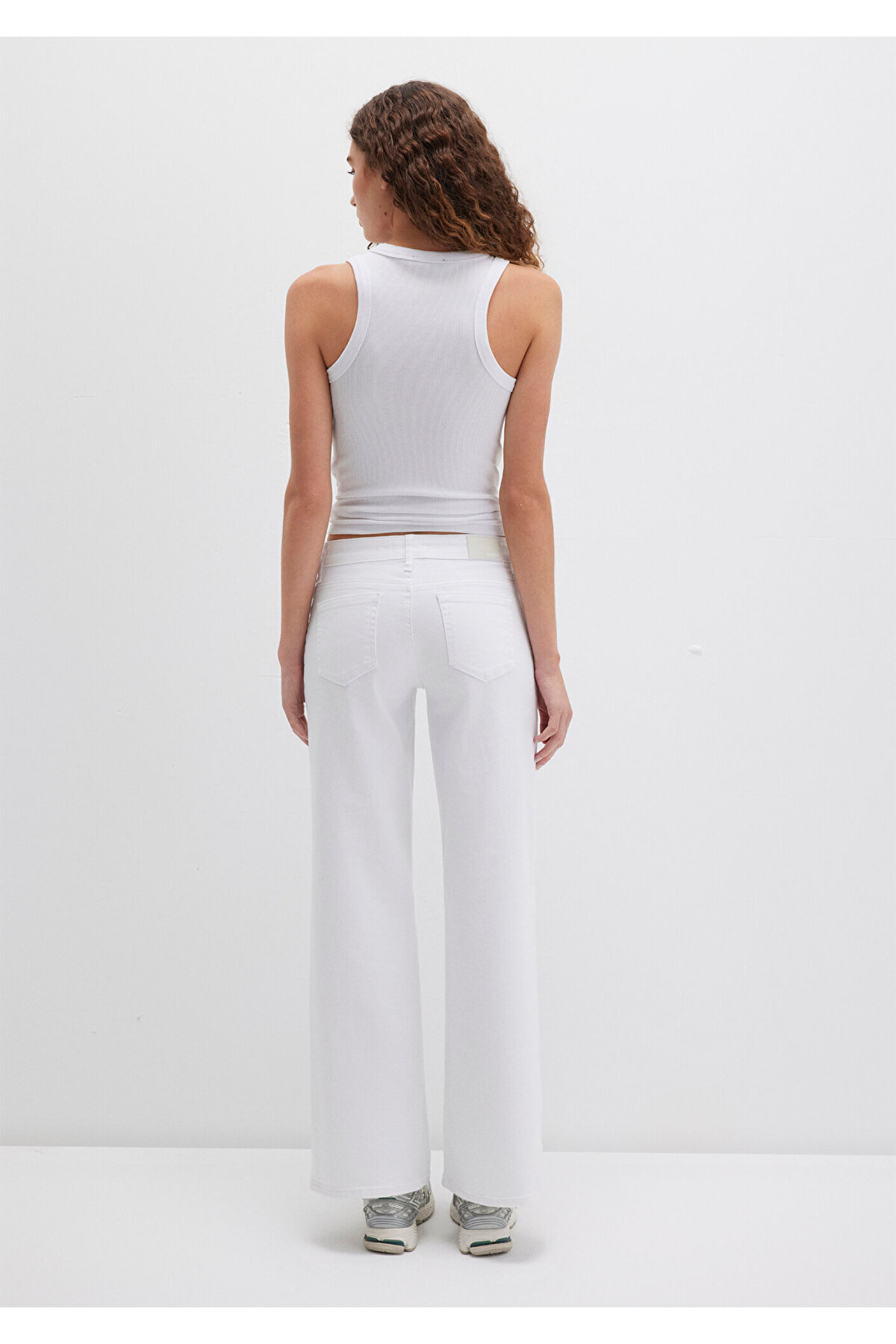 Mavi  Deli Dolu Everyday Everyday Beyaz Jean Pantolon 1010485183 - Görsel 5