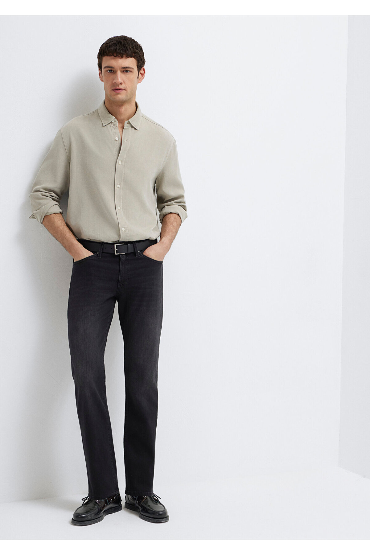 Mavi  Hunter Premium Koyu Gri Smoke Jean Pantolon 0020218775 - Görsel 2