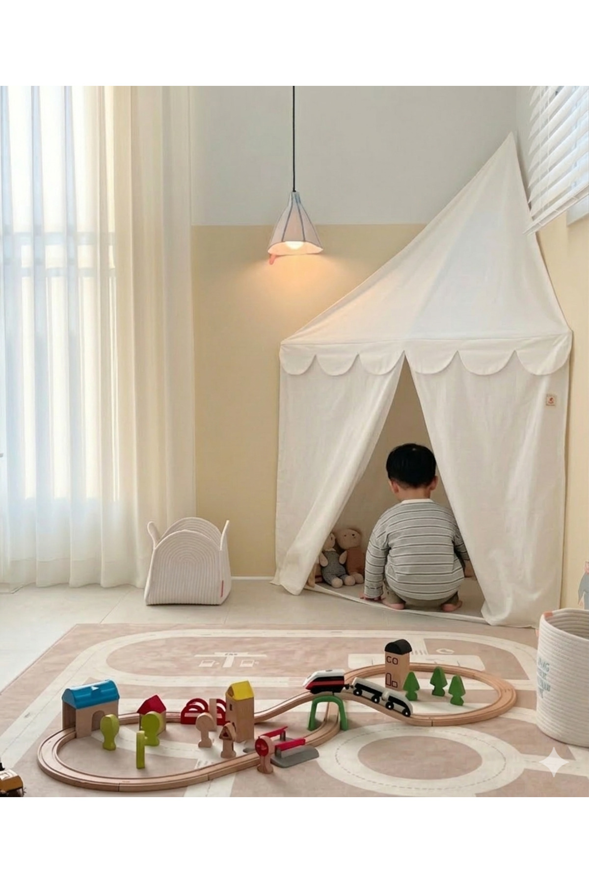hobizer tekstil Oyun Çadırı Oyun EVİ fotoğrafı 2 (önizleme)