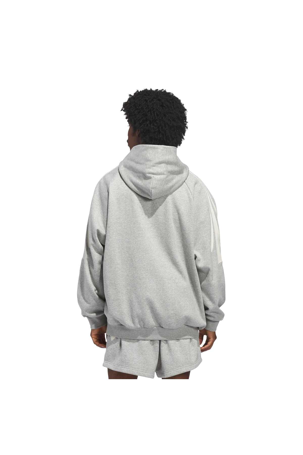 adidas 3S Hoody Unisex Spor Sweatshirt KB7540 görsel 2