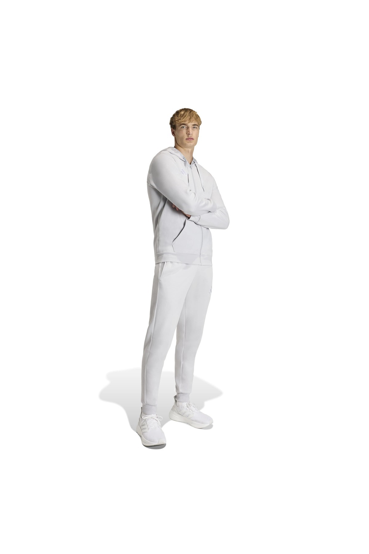 adidas Ent26 Fz Hood Erkek Spor Sweatshirt KF5947 görsel 3