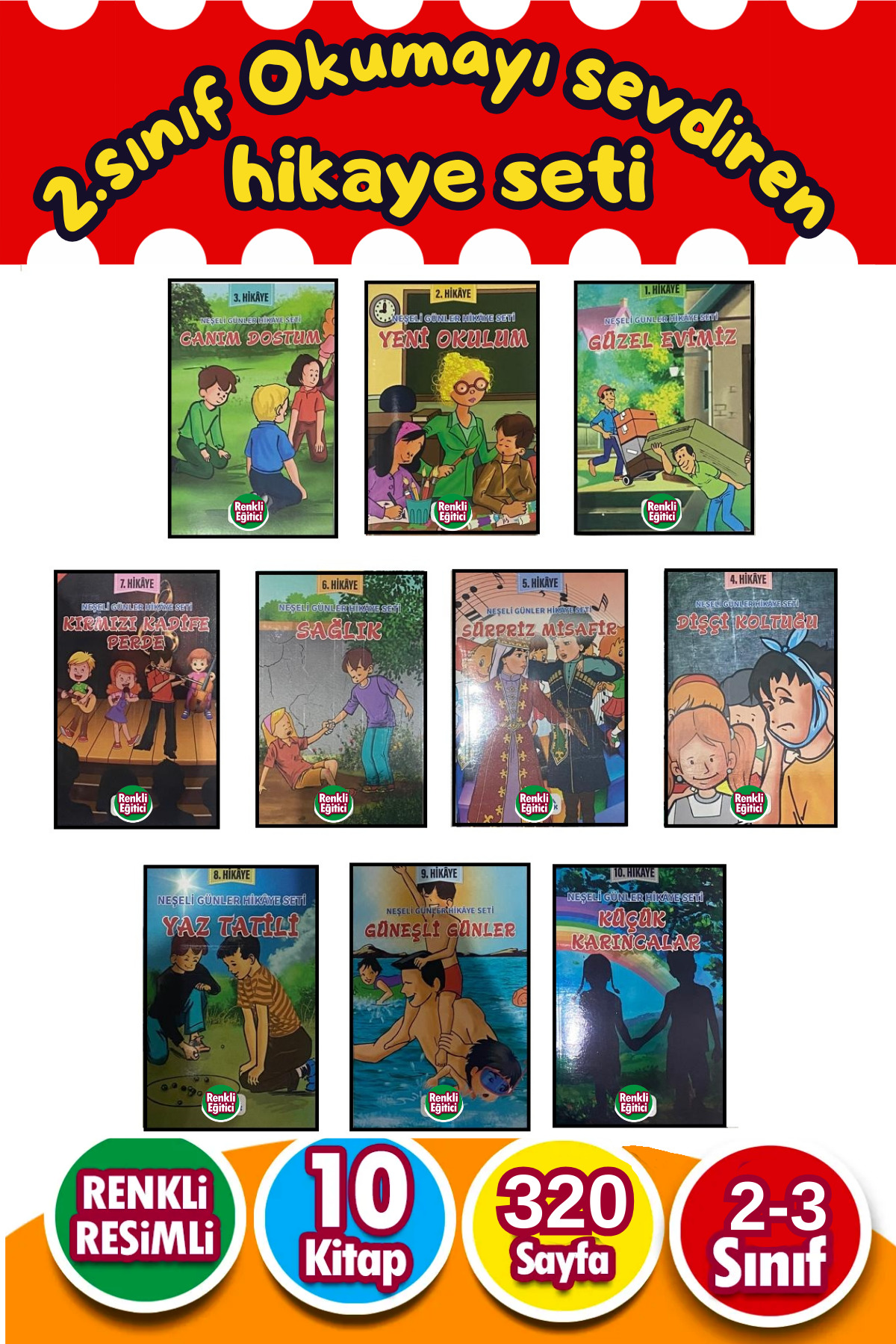 GÖNÜL YAYINCILIK 2.sınıflar Için Okumayı Sevdiren Süper Hikaye Kitabı Seti fotoğrafı 3 (önizleme)