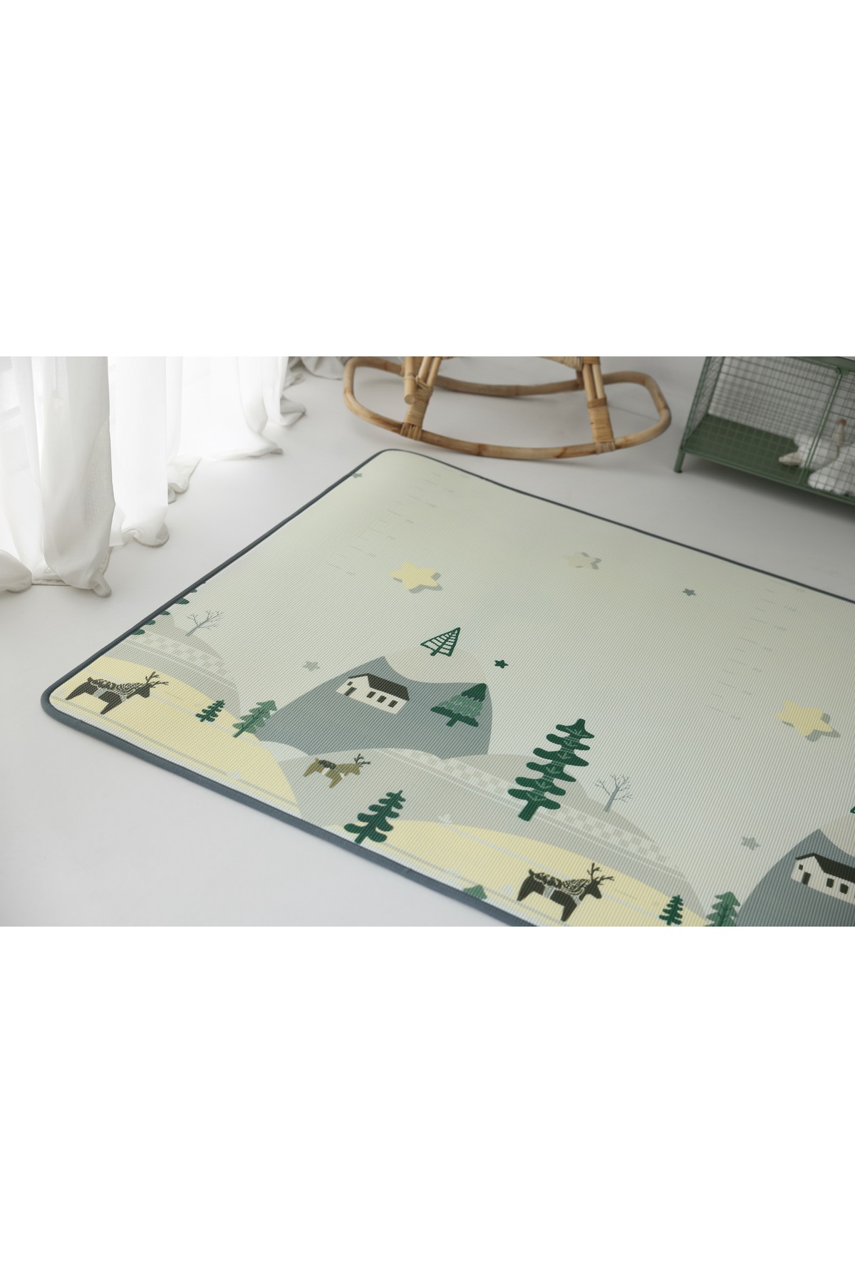 Coolmats Rulo Oyun Matı Çift Taraflı Büyüyen Dino - Geyik Vadisi 200x140x1 cm fotoğrafı 2 (önizleme)