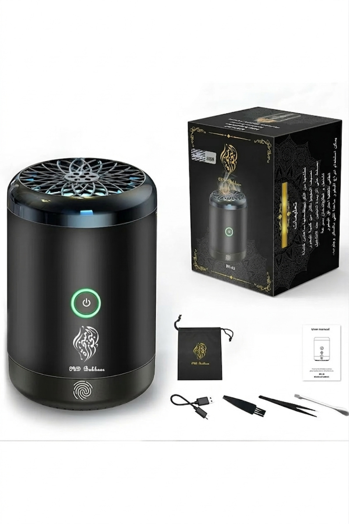 Primo Plus مبخرة كهربائية ملونة جديدة مزودة بإضاءة LED بدون جهاز تحكم عن بعد