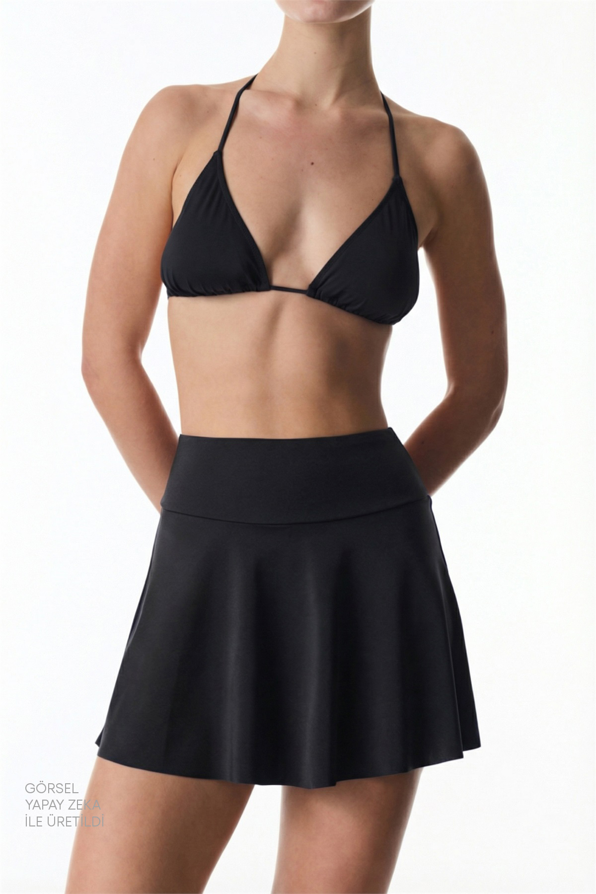 Penti  Siyah Şort Etekli - Görsel 5
