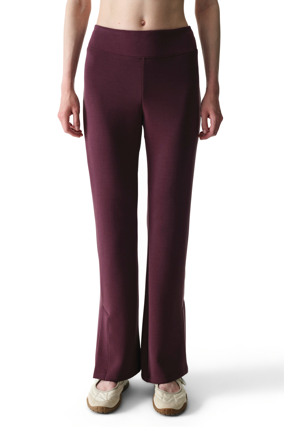 Penti  Bordo Side Split Modal Flare İspanyol Paça Pantolon - Görsel 2