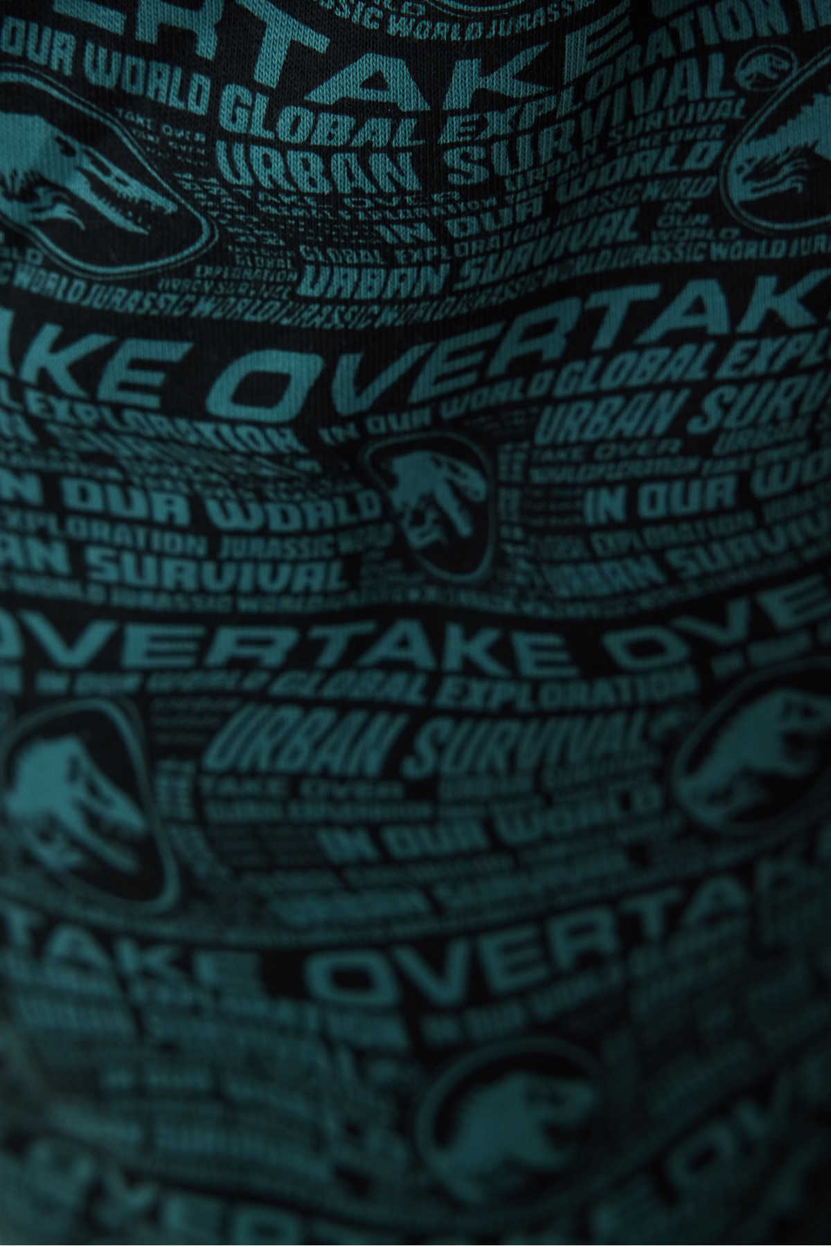 Penti  Erkek Jurassic Slogan Baskılı Kısa Kollu Pijama Takımı - Görsel 4