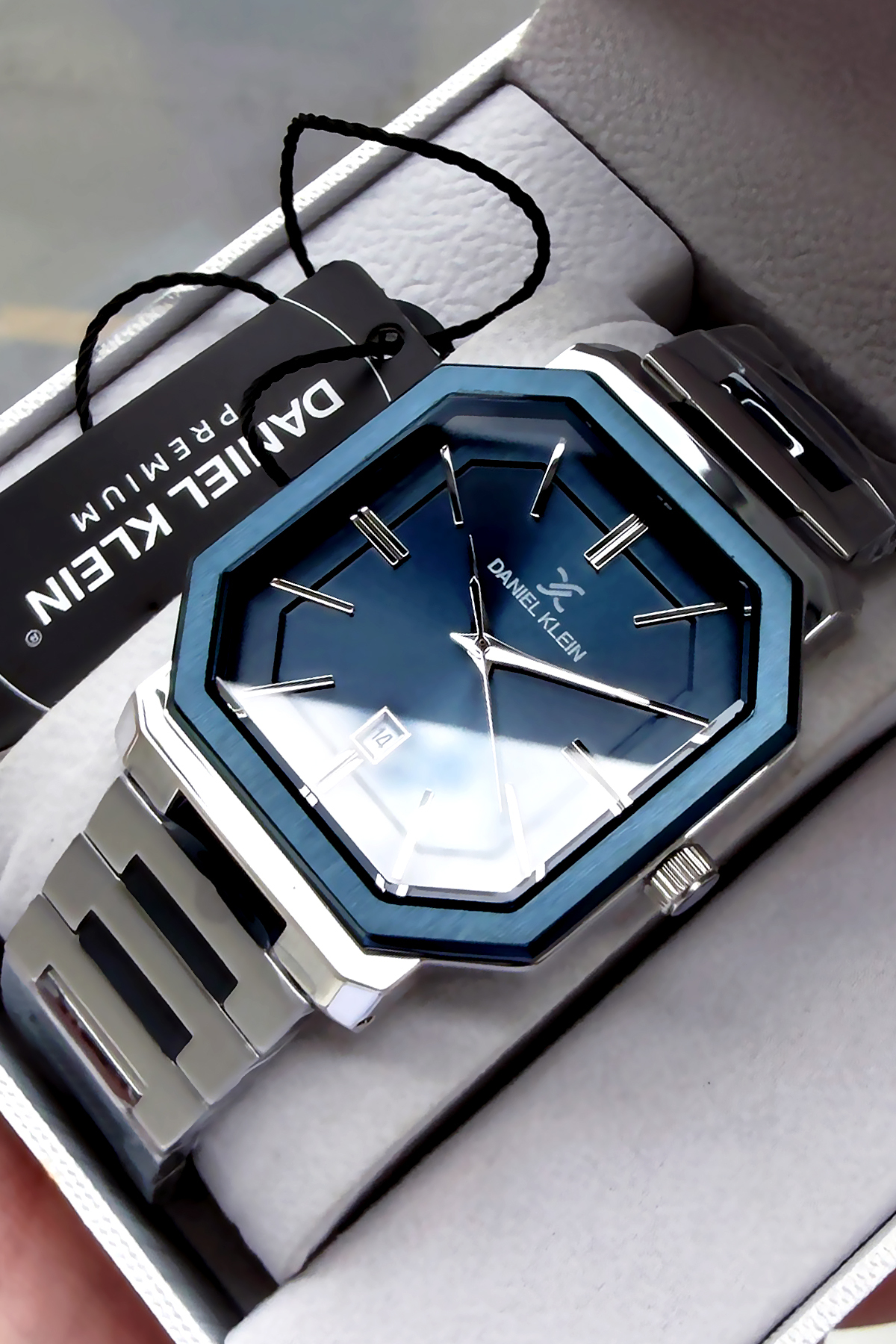 Daniel Klein  Hediyelik Orijinal Erkek Kol Saati 3 Atm Su Geçirmez Gümüş Renk Çelik Kordon Dke2023c1 - Görsel 5