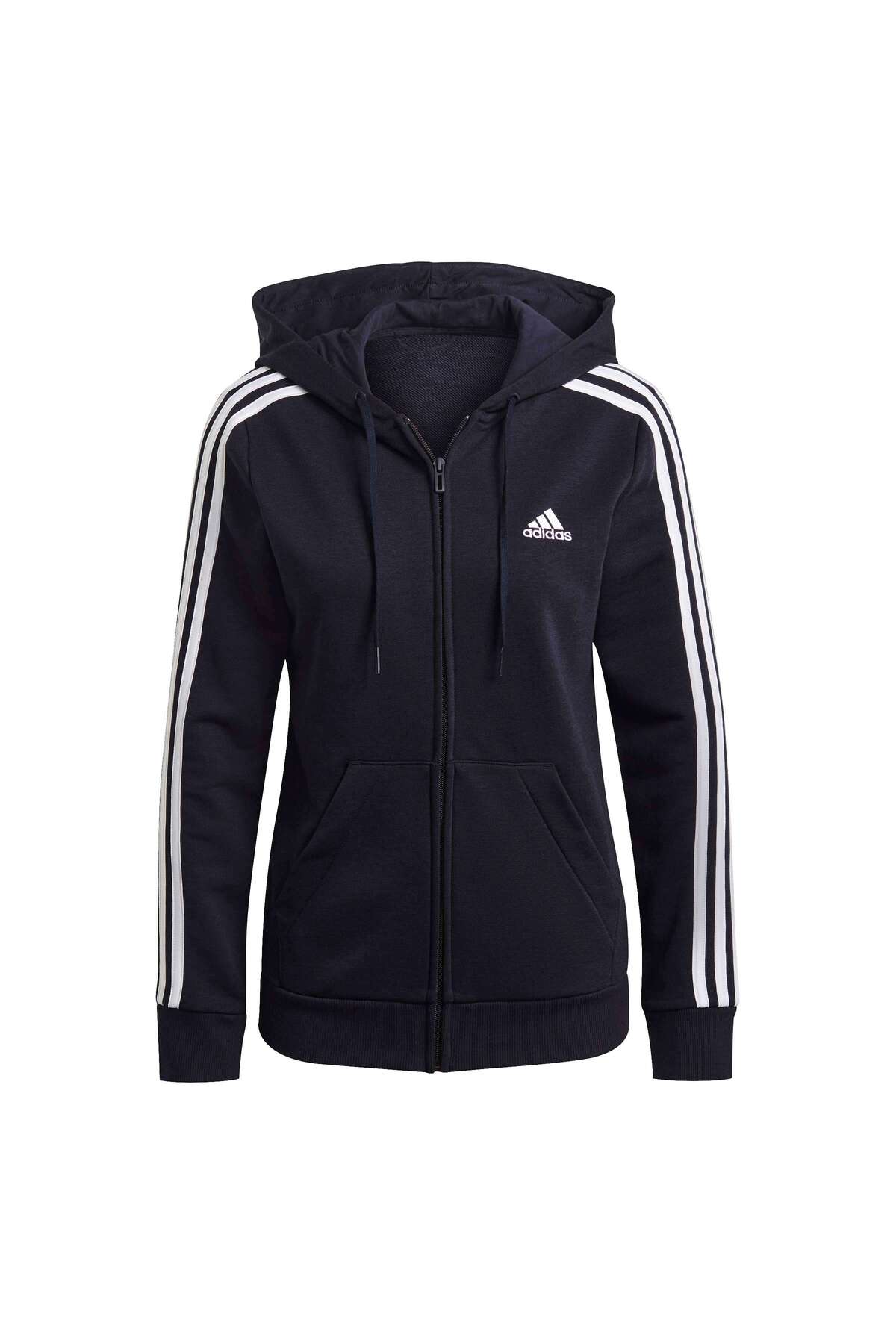 adidas W 3S Ft Fz Hd Kadın Spor Sweatshirt GL0804 görsel 2