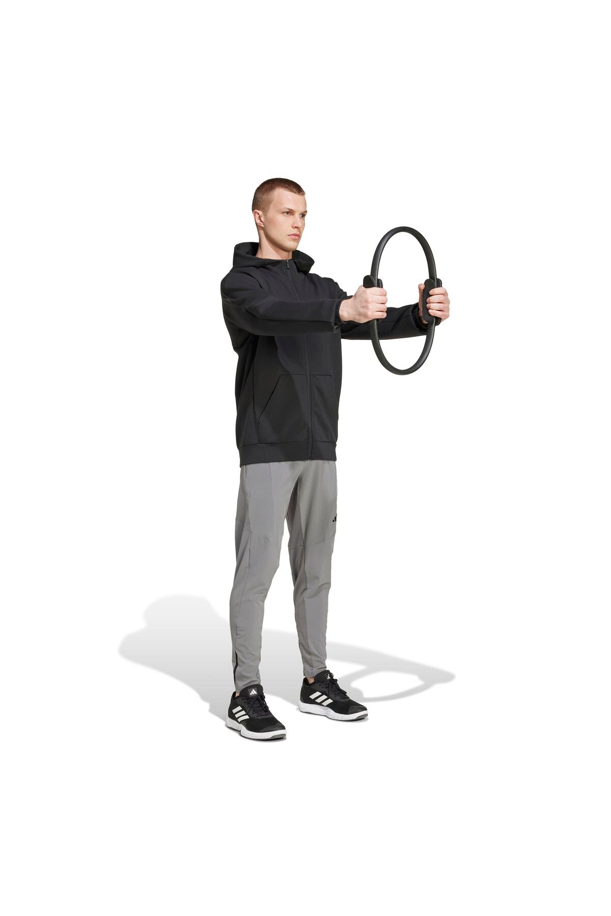 adidas D4T Full-Zip Ho Erkek Spor Sweatshirt IY1131 görsel 3