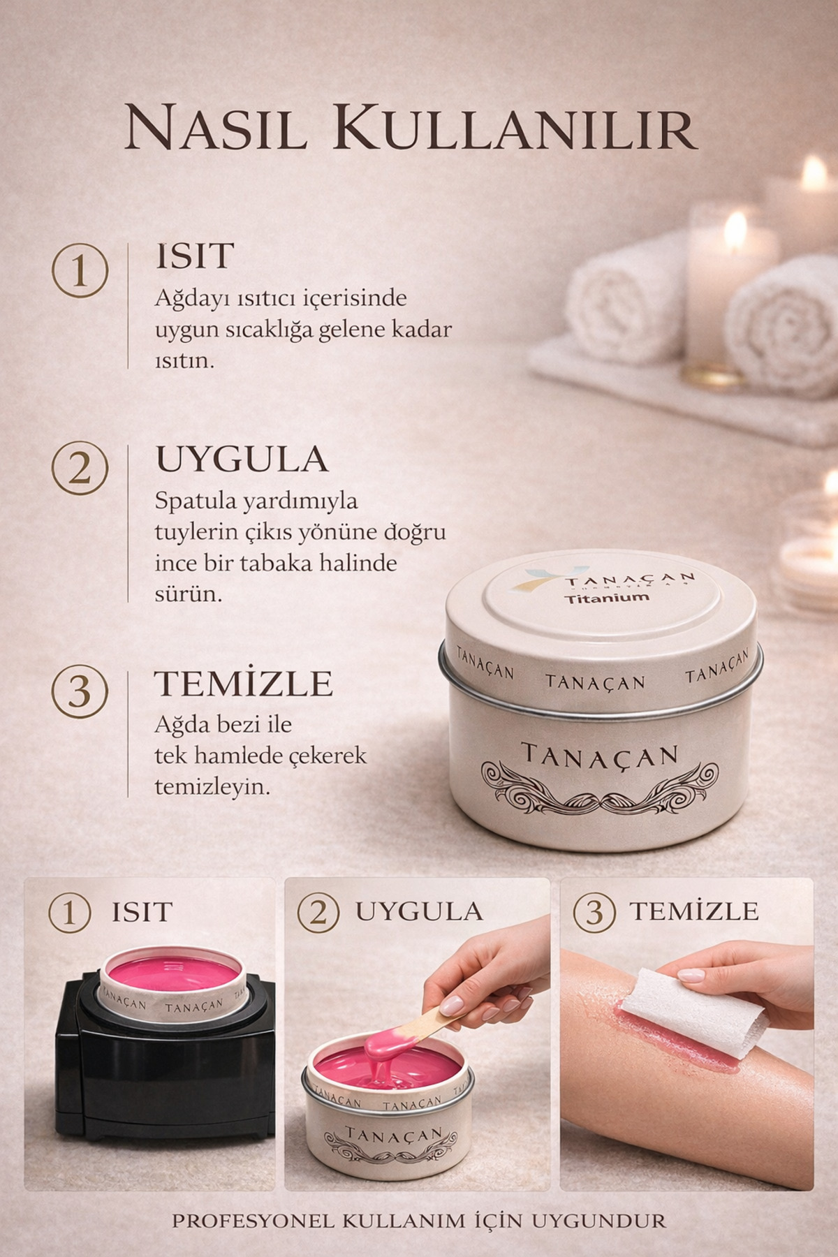 50 ml Konserve Titanyum Sir Ağda — tanaçan05 — تصویر 3 از 4