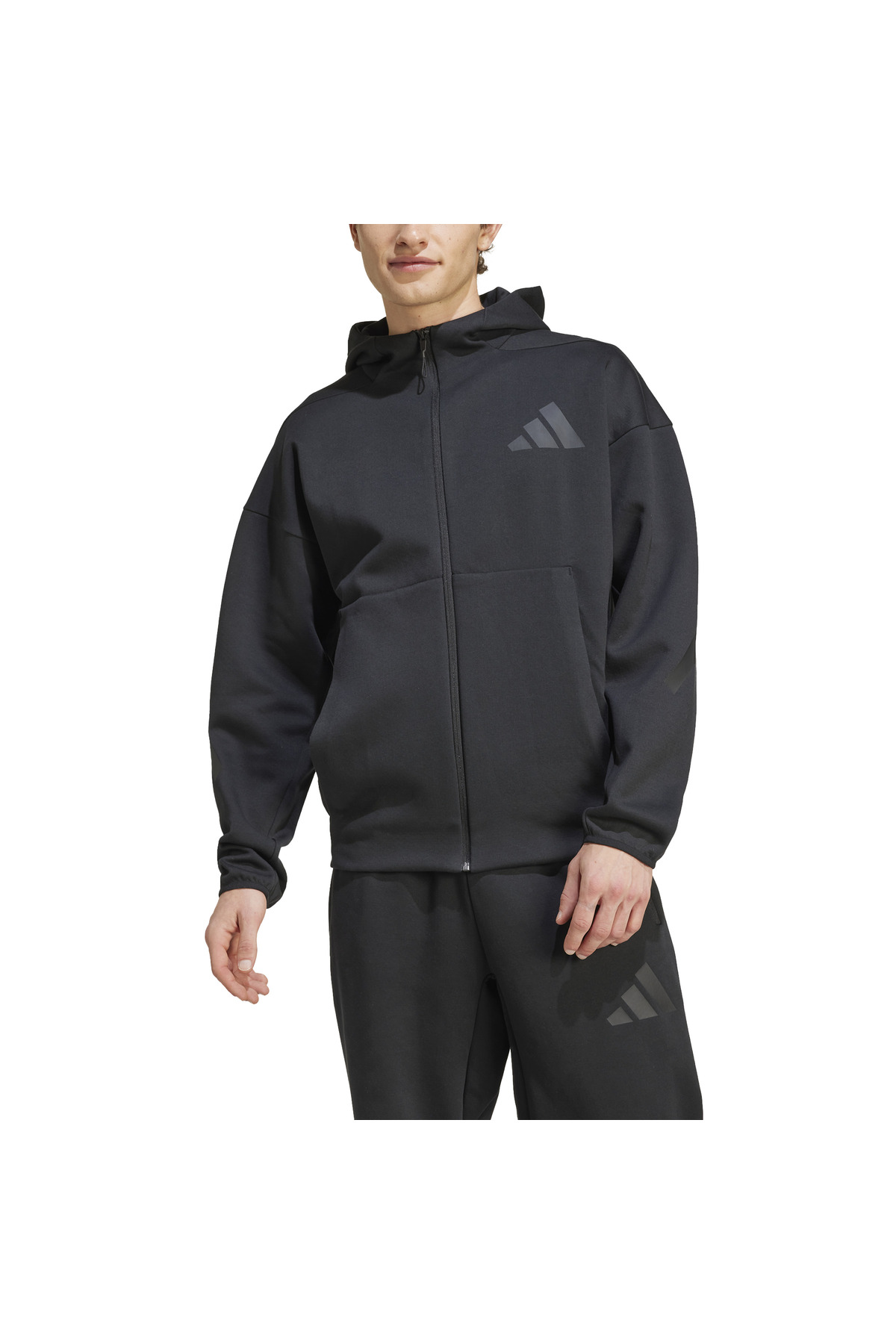 adidas M Z.N.E. Fz Erkek Spor Sweatshirt JE7538 görsel 4