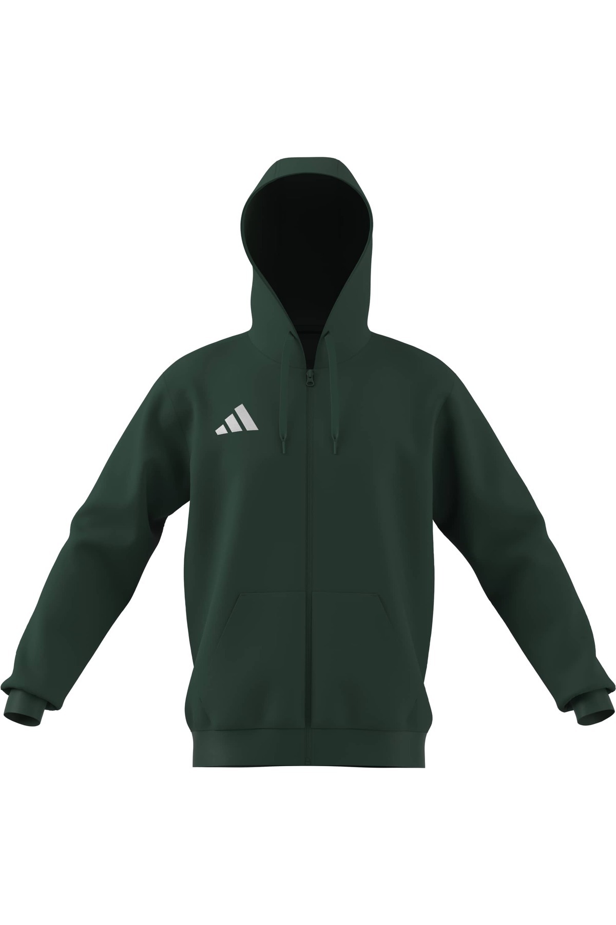 adidas Ent26 Fz Hood Erkek Spor Sweatshirt KF8965 görsel 3