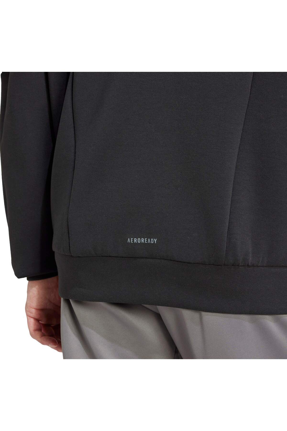 adidas D4T Full-Zip Ho Erkek Spor Sweatshirt IY1131 görsel 6