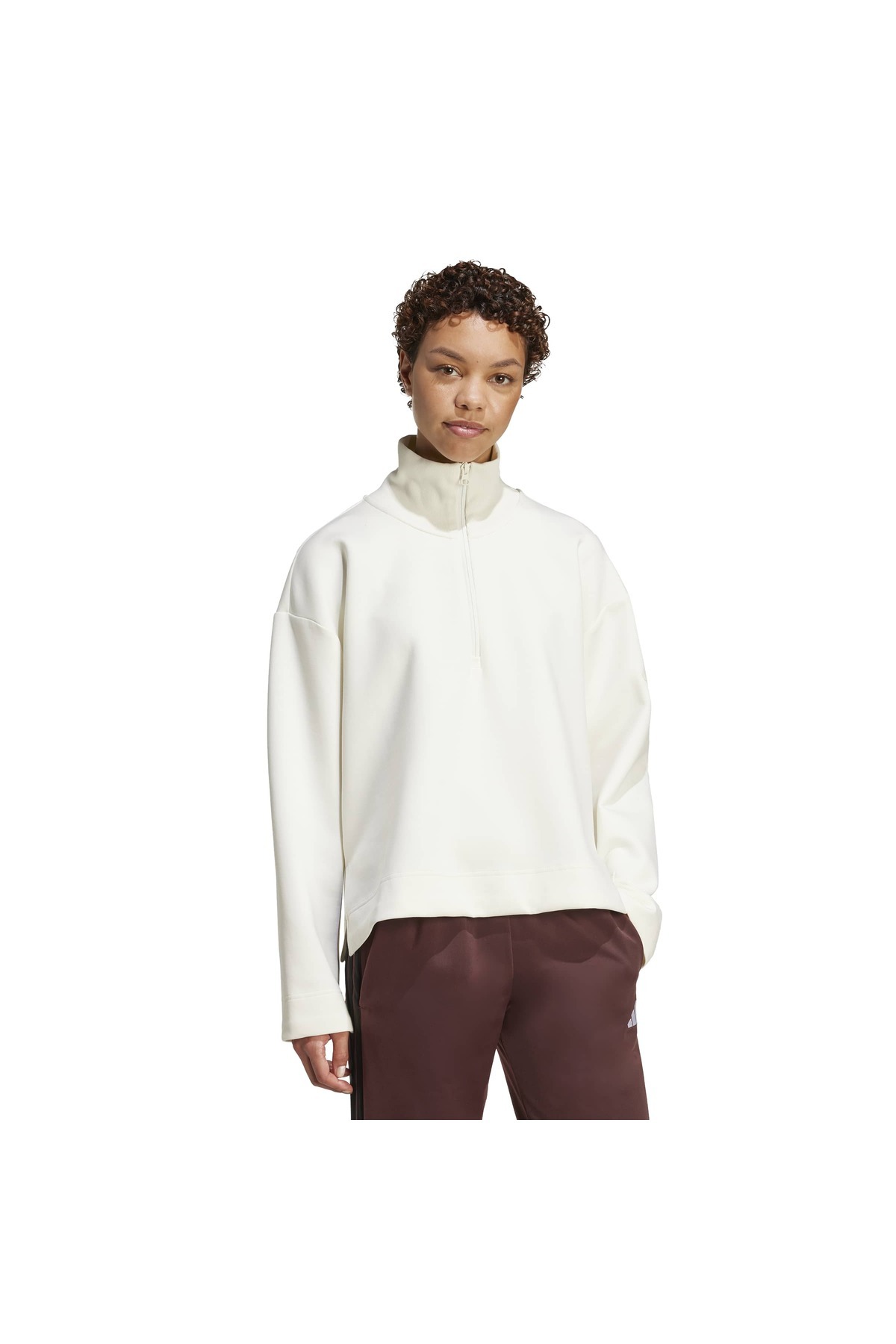adidas W All Szn Sl Qz Kadın Spor Sweatshirt JV9907 - Fiyatı