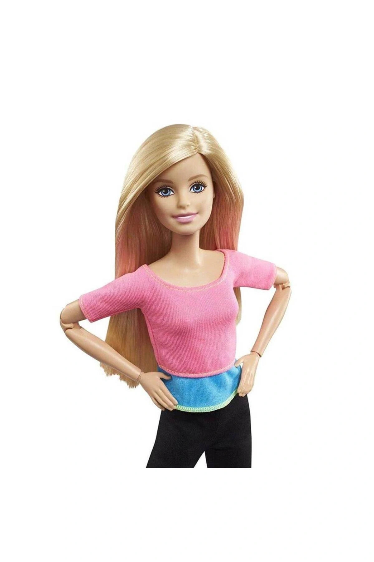 Barbie Sonsuz Hareketler Bebek Eklemli Pembe/siyah Orjinal D:2 fotoğrafı 2 (önizleme)