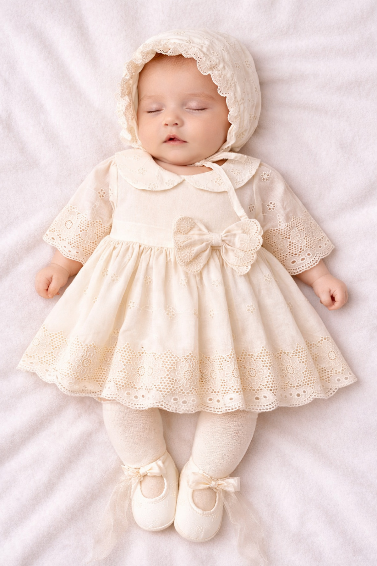 Rosalie Signature Collection – Baby Girl Ceremony Dress- 4pcs