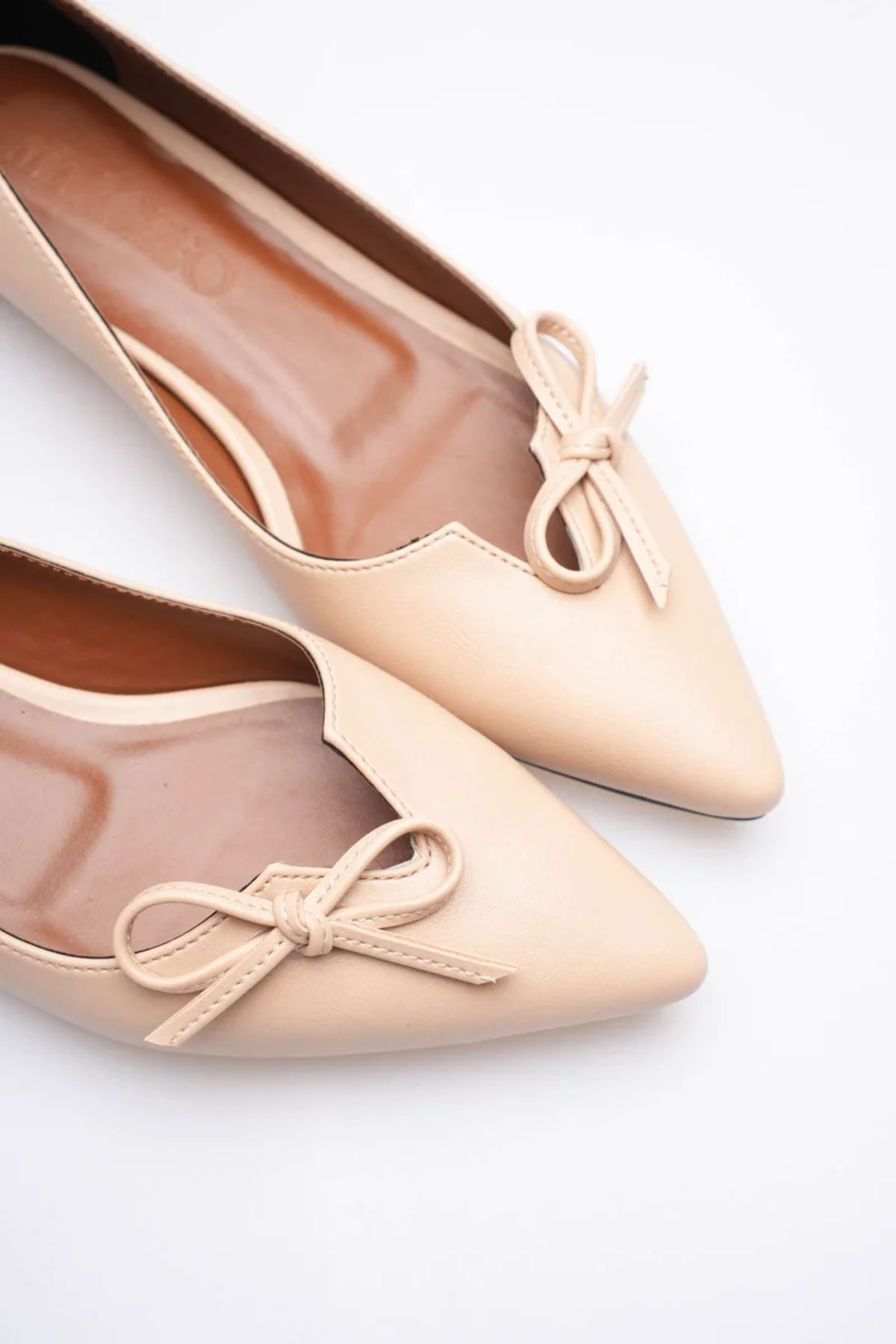 marchéo  Clara Kadın Nude Babet Ayakkabı