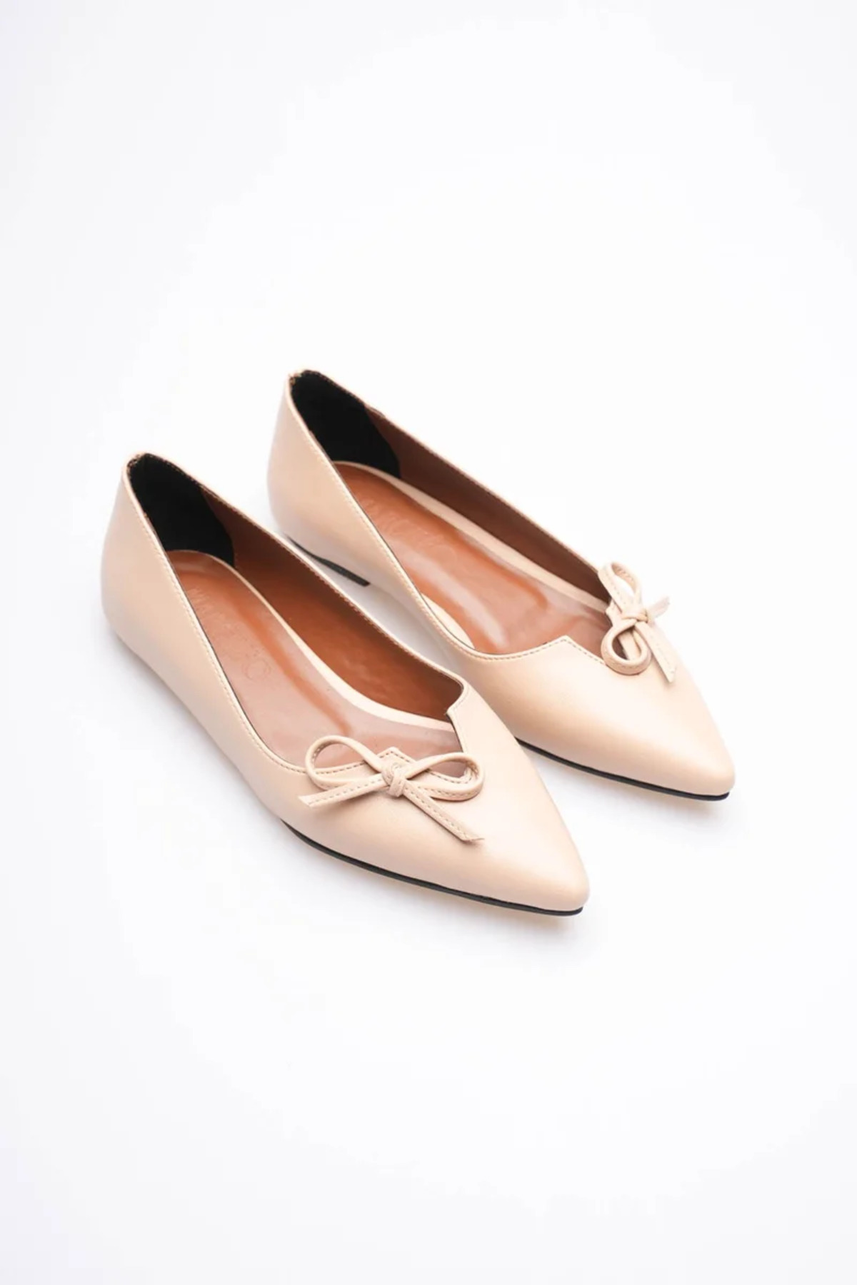 marchéo  Clara Kadın Nude Babet Ayakkabı - Görsel 9